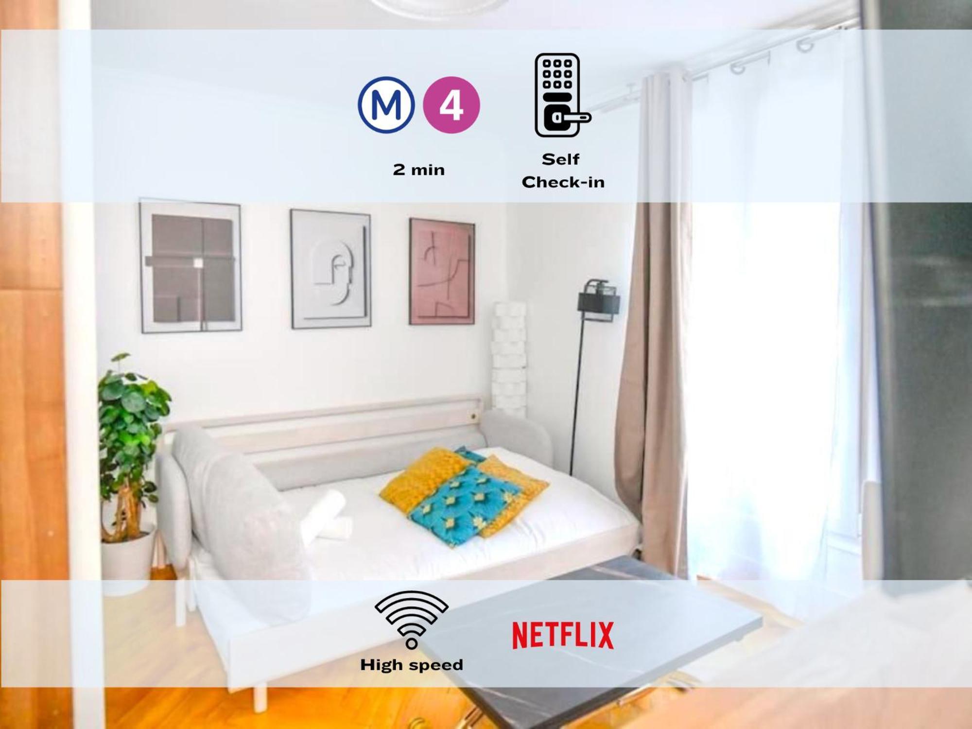 Le Refuge - Studio, Jardin Luxembourg, Montparnasse Appartamento *