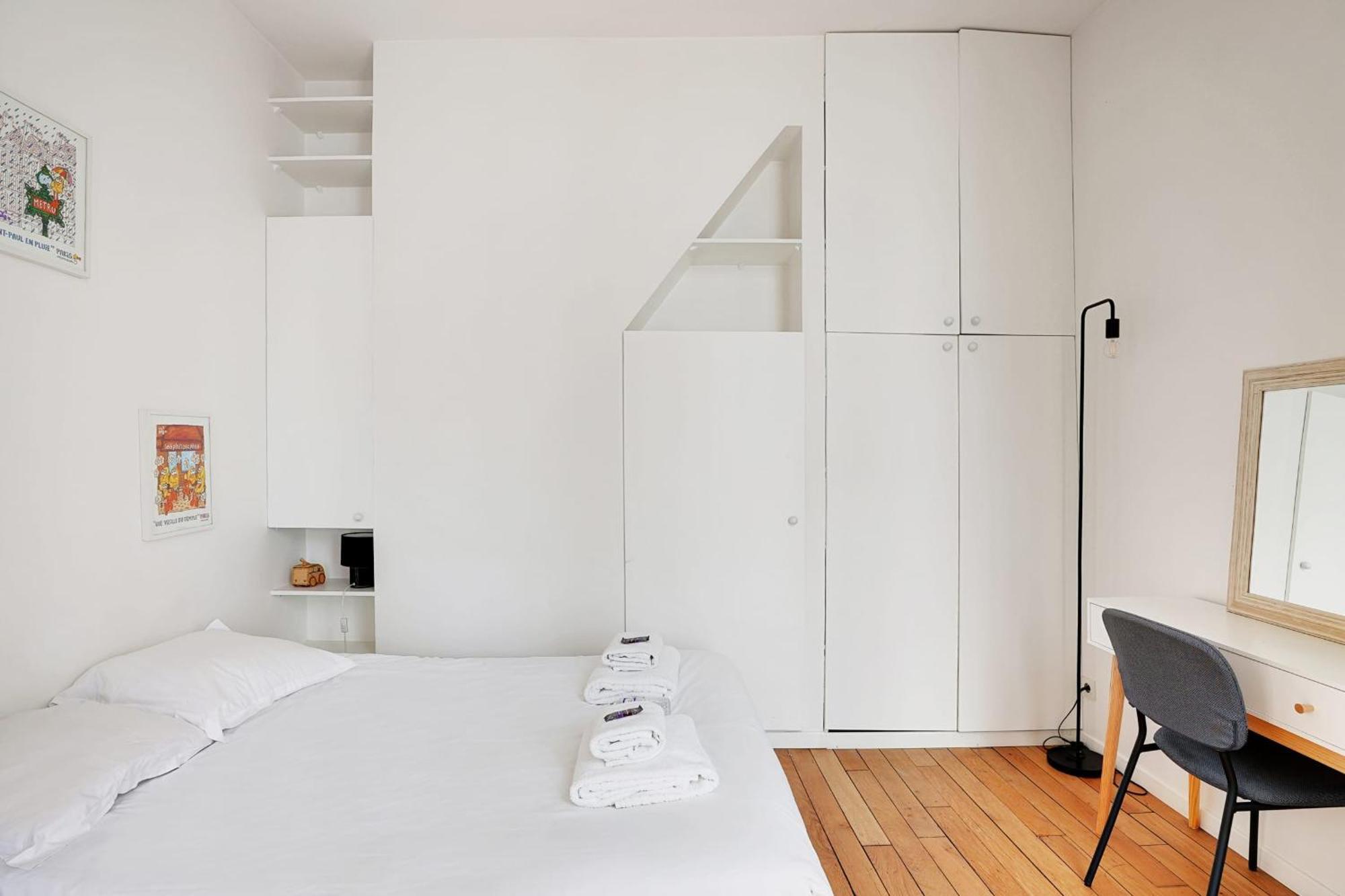 Welcoming - 1br-4p - Arts Et Metiers Apartment