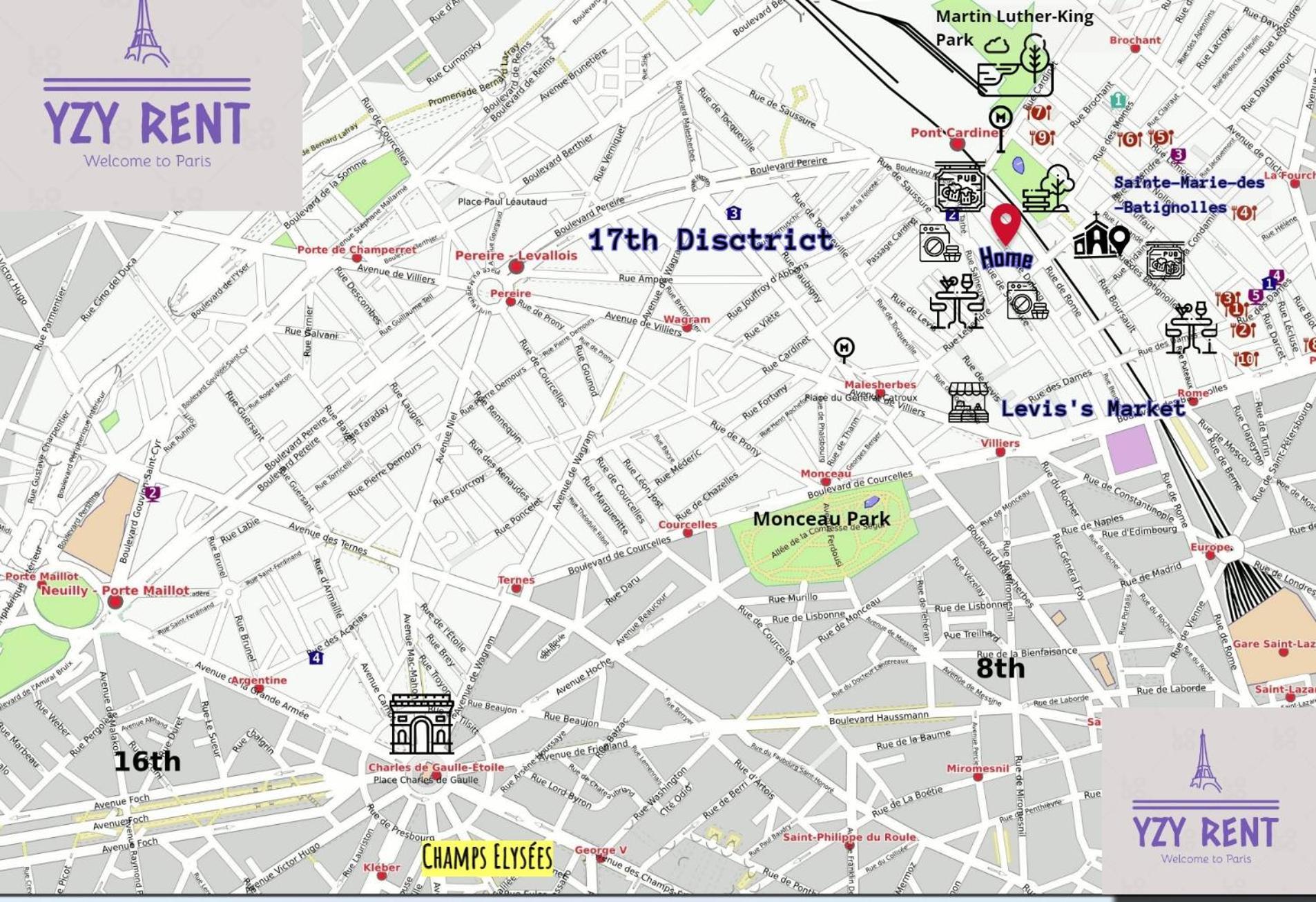 Moderne Au Coeur De Batignolles Appartamento *