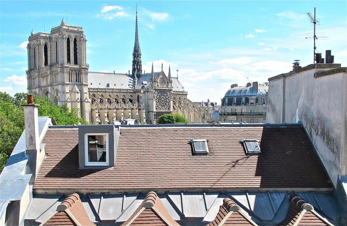 A Balcony On Notre Dame Paris