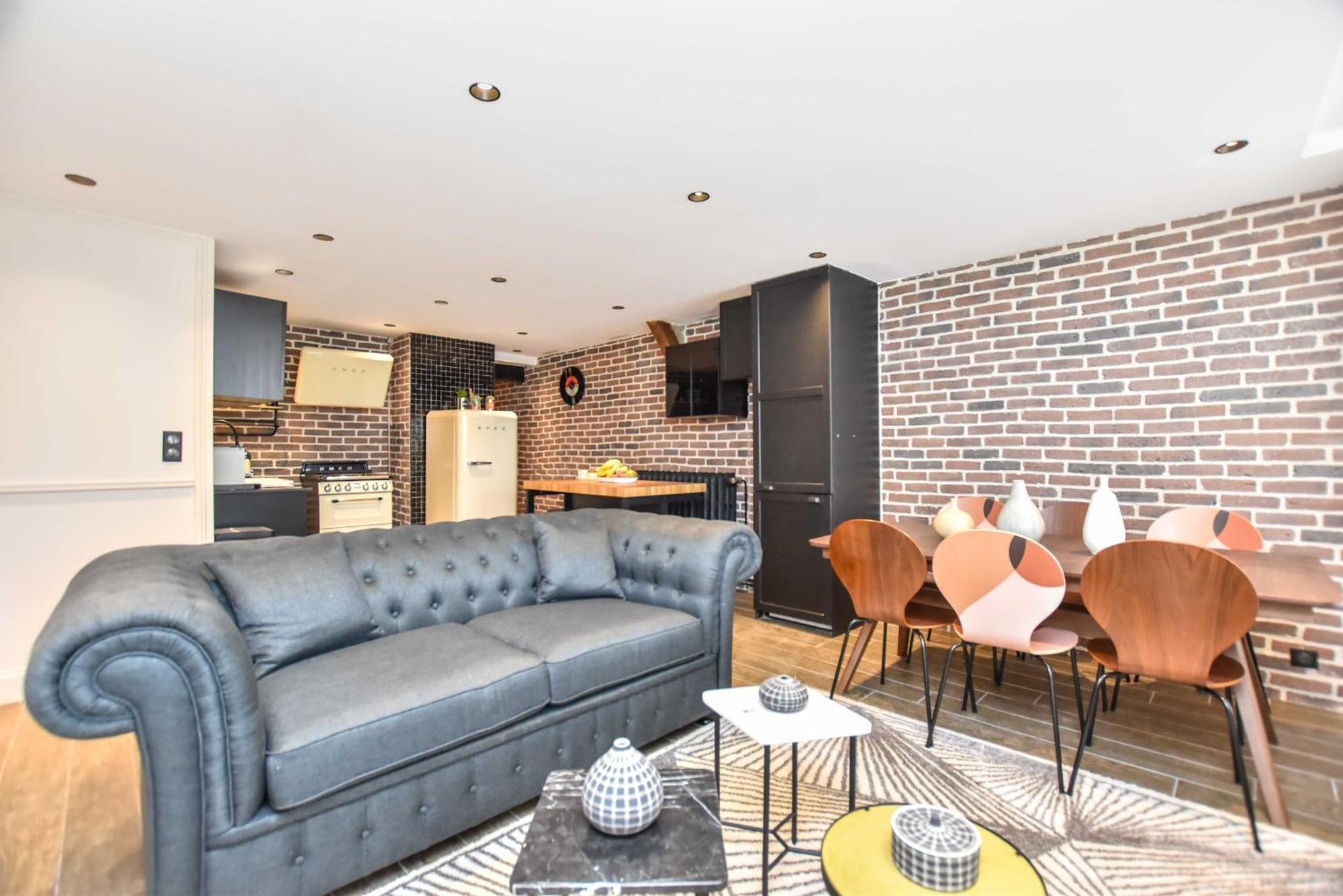 Charming 3br Montorgueil Republique Appartamento *