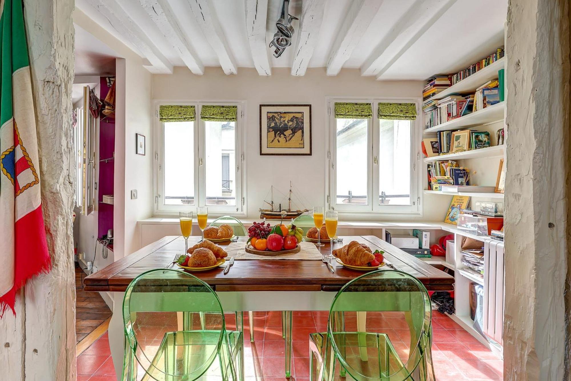 Pompidou & Louvre - 1br - Cityapartmentstay Appartamento