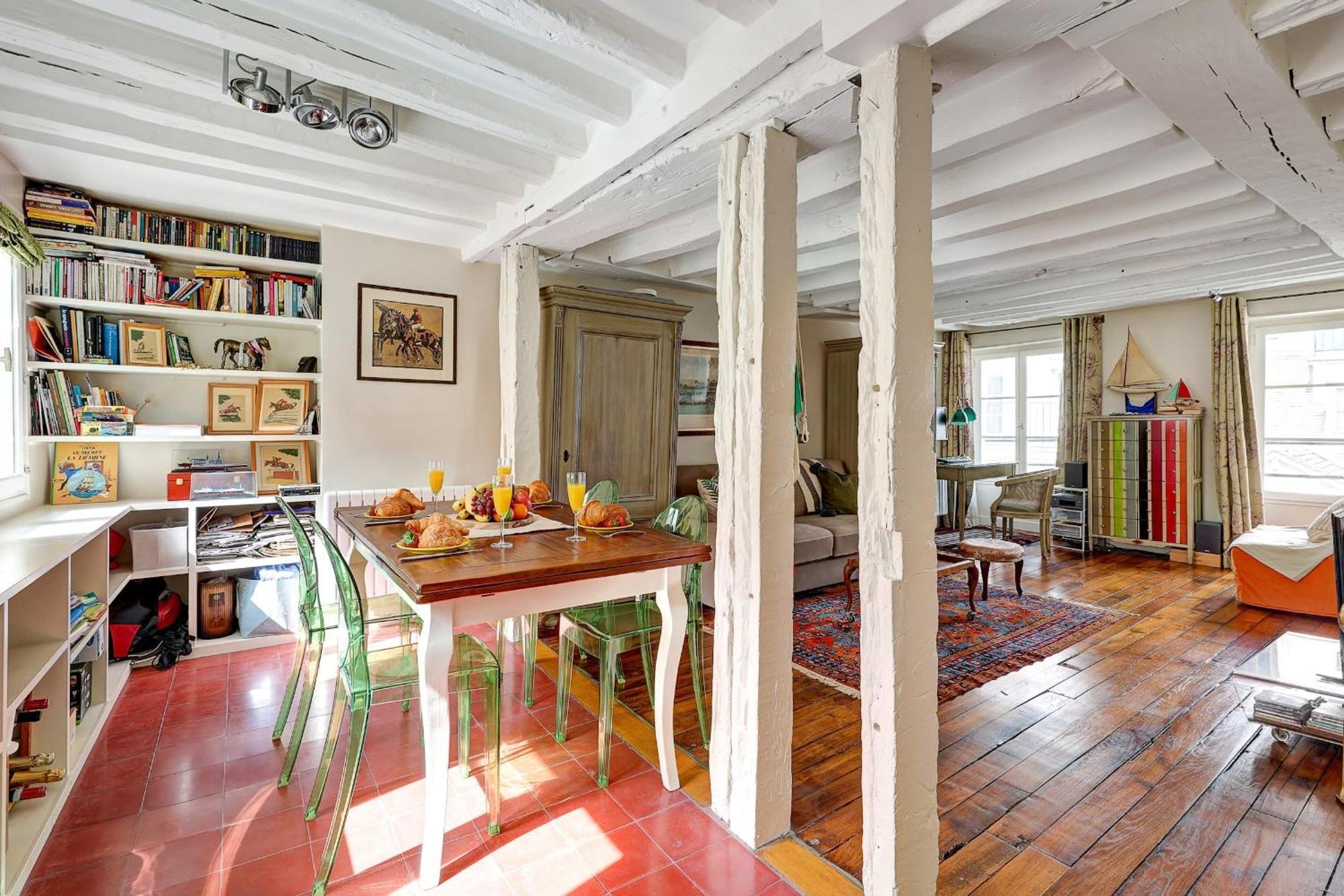 Appartamento Pompidou & Louvre - 1br - Cityapartmentstay