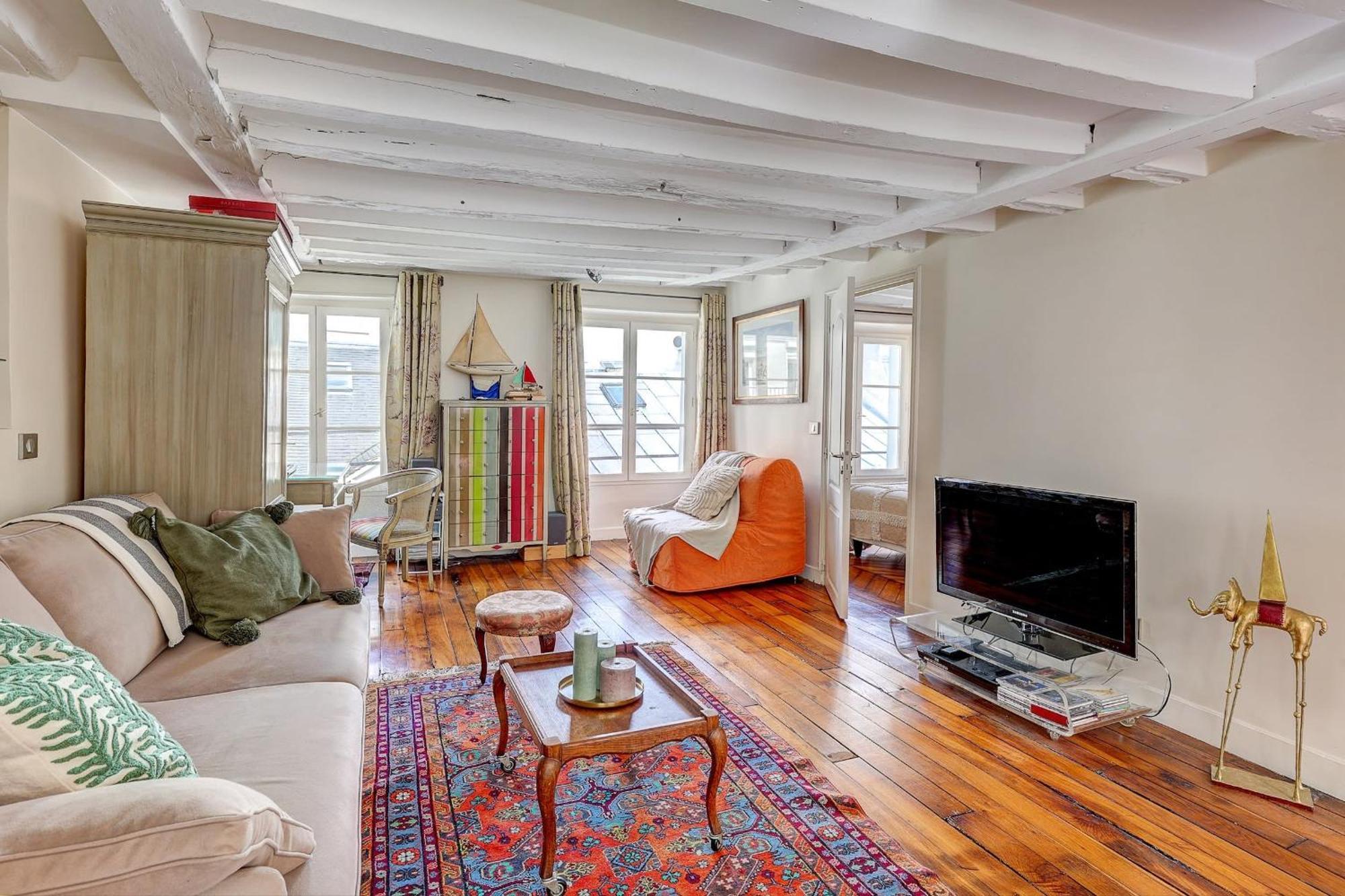 Pompidou & Louvre - 1br - Cityapartmentstay Appartamento