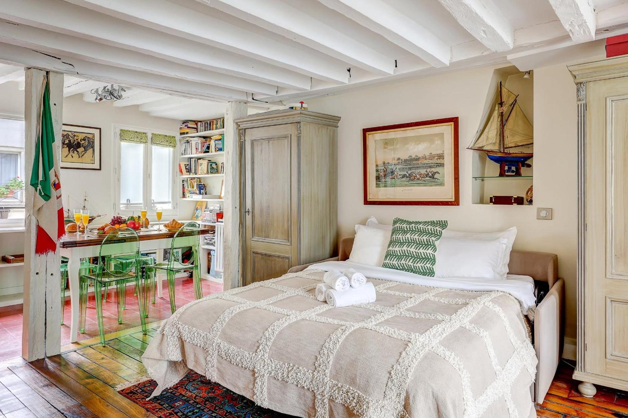 Pompidou & Louvre - 1br - Cityapartmentstay Appartamento