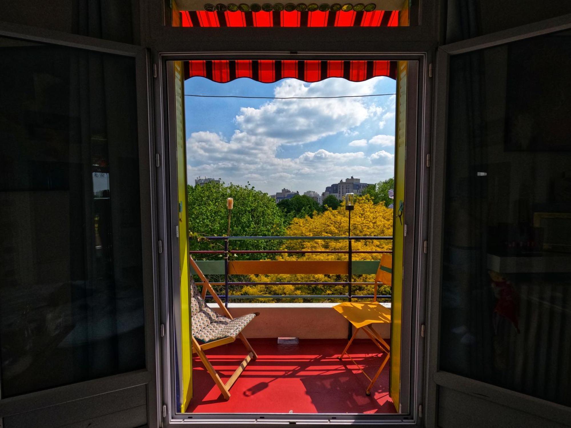 Canopee, Paisible, Chaleureux, Lumineux, Balcon Parigi