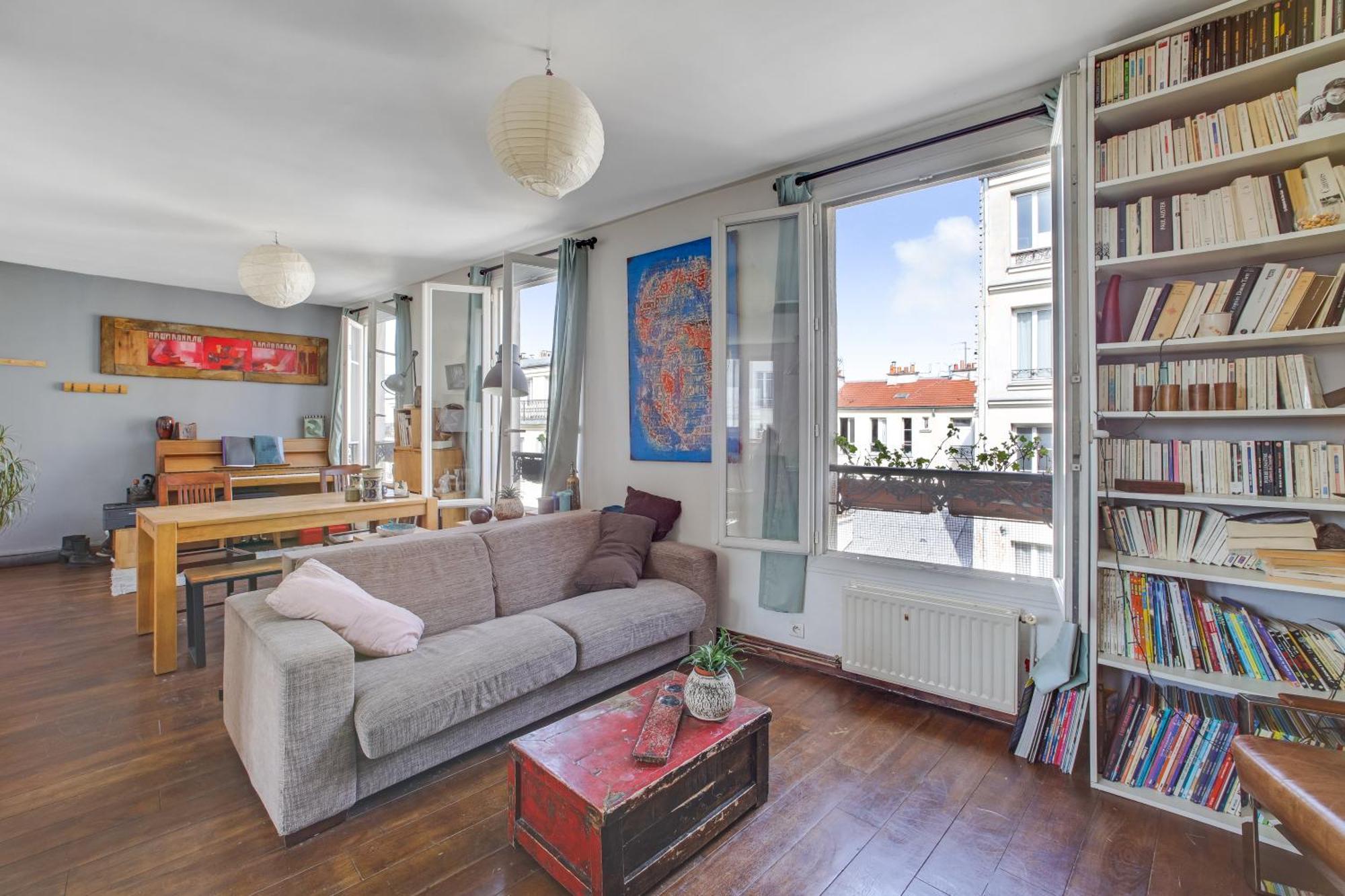 Appartamento Superbe Duplex Avec Jardin Partage à Menilmontant