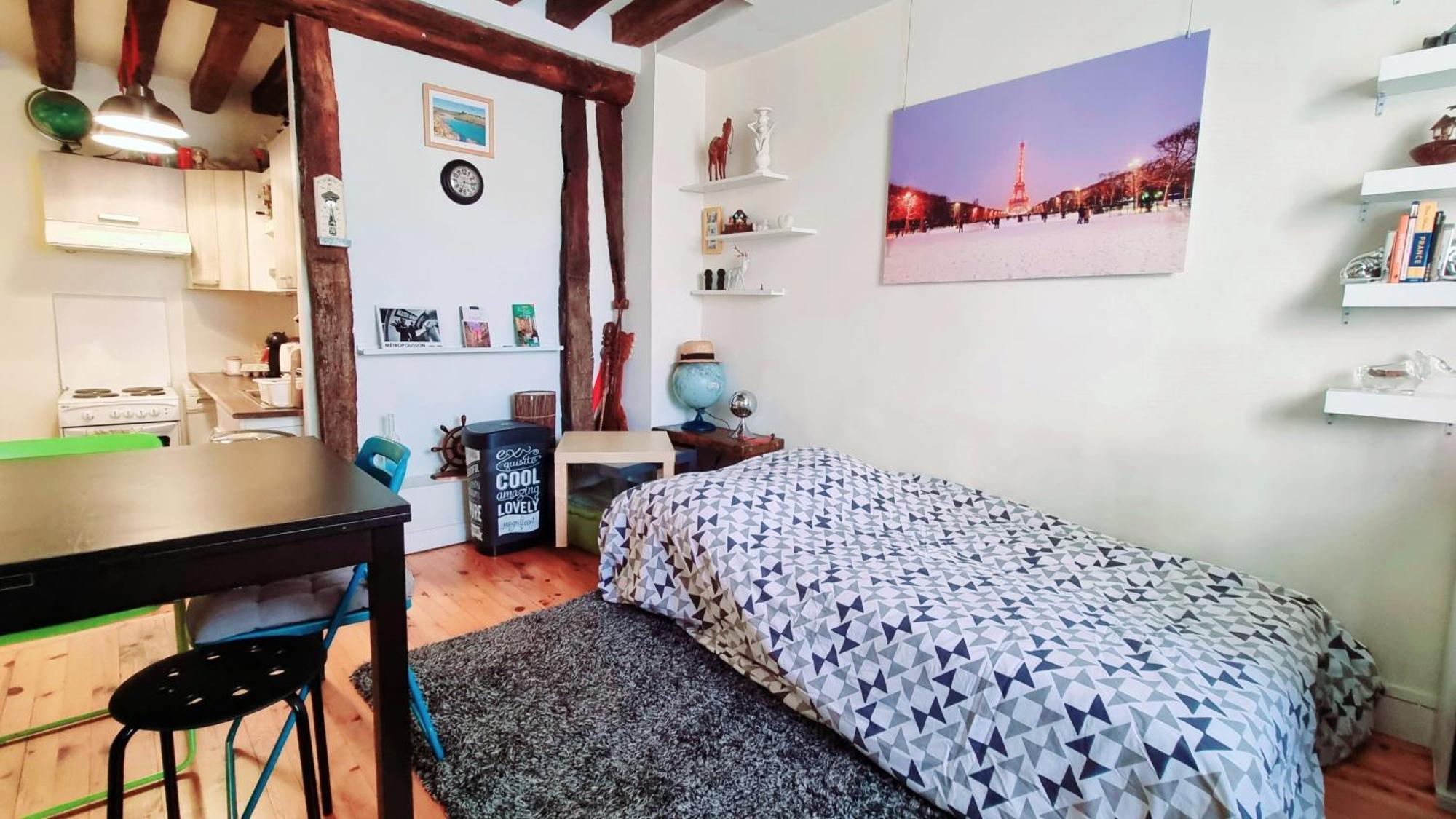Cozy Le Marais With 1 Separate Bed *