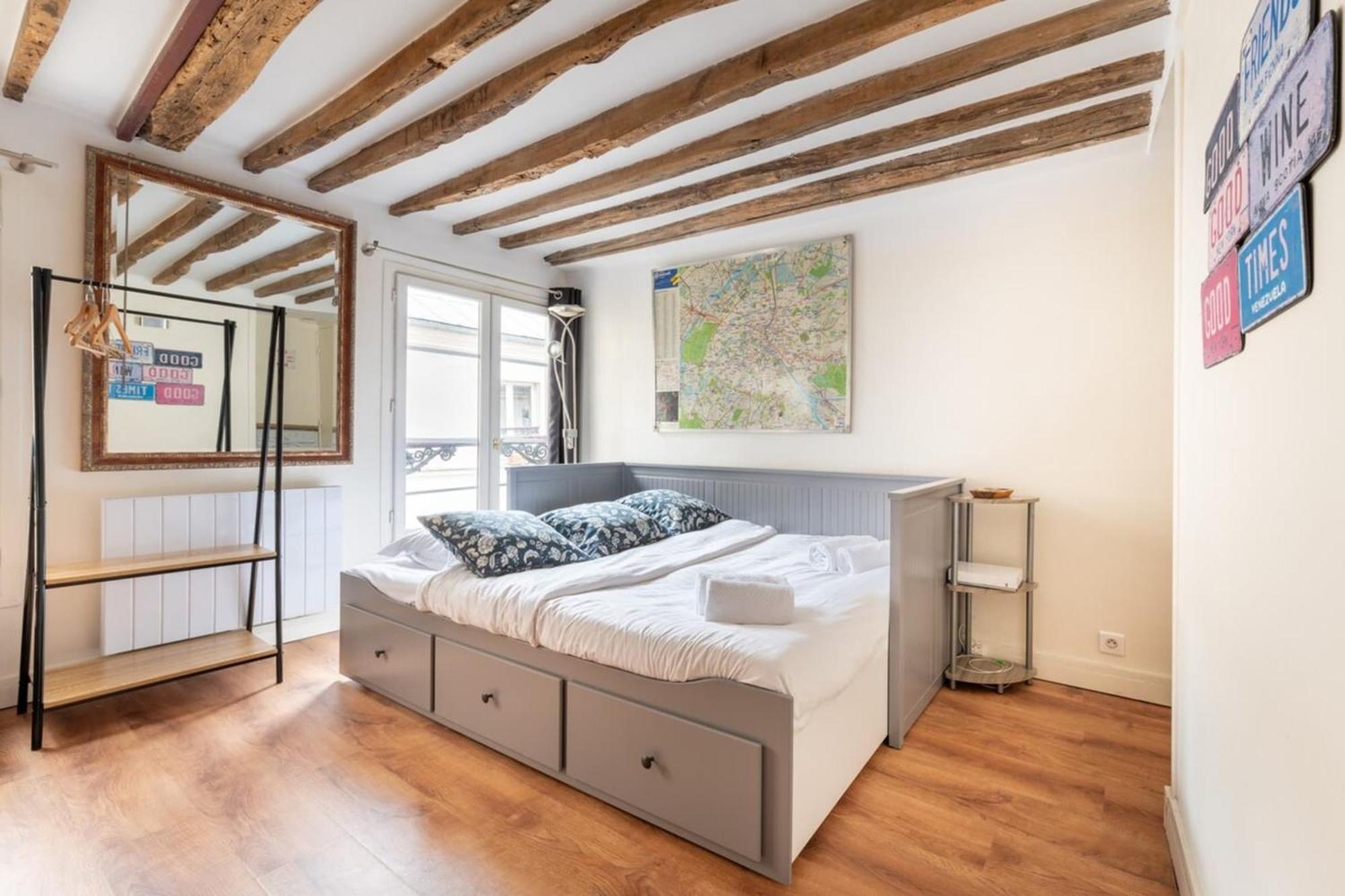 Central Parisian-style Studio Apart - Sentier
