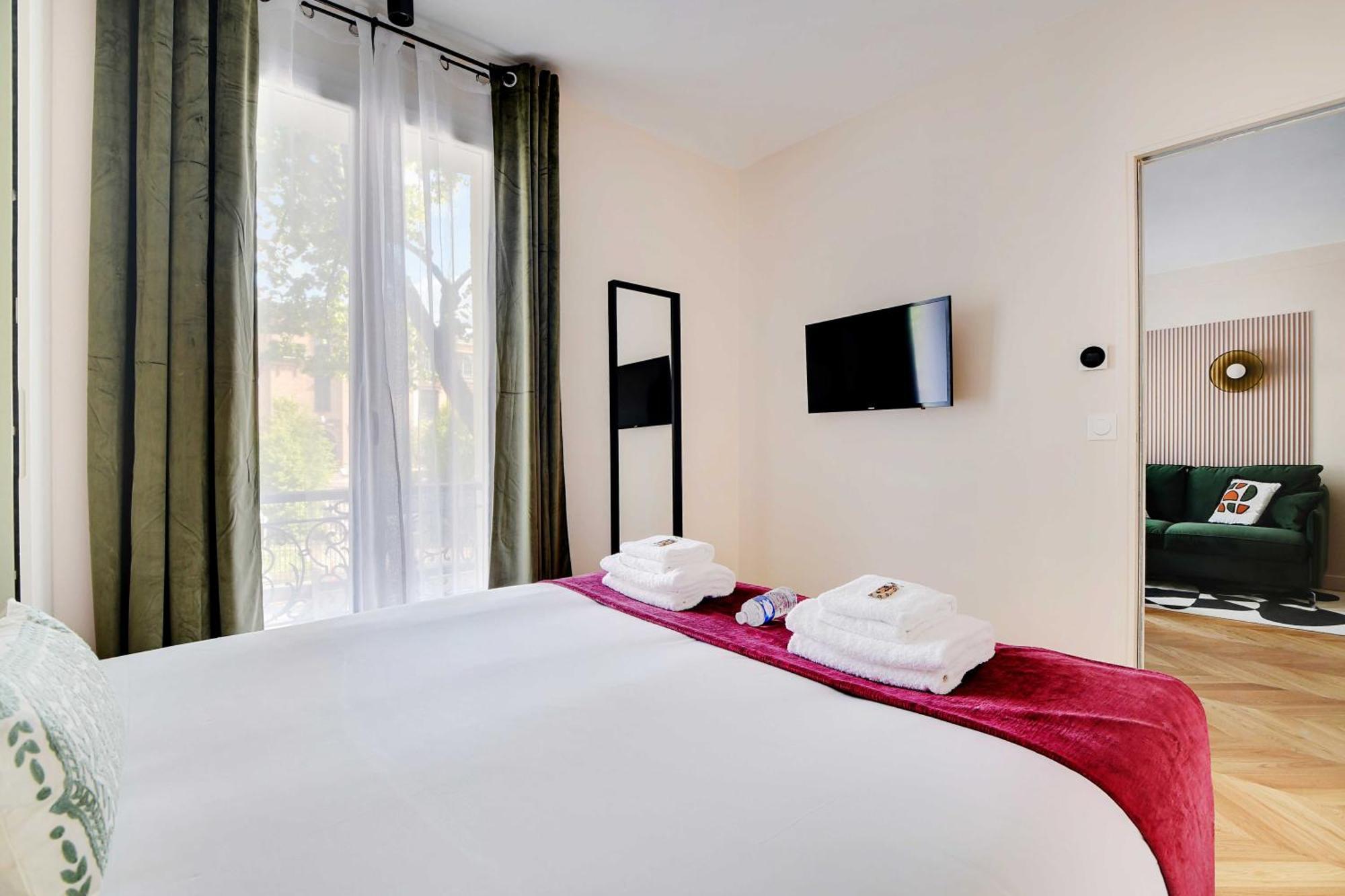 Apartment Parisian With Air Conditioning Eiffel Tower *