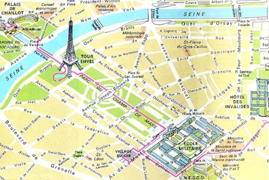 Chic Tour Eiffel Near Eiffel Tower 7th Floor Parigi