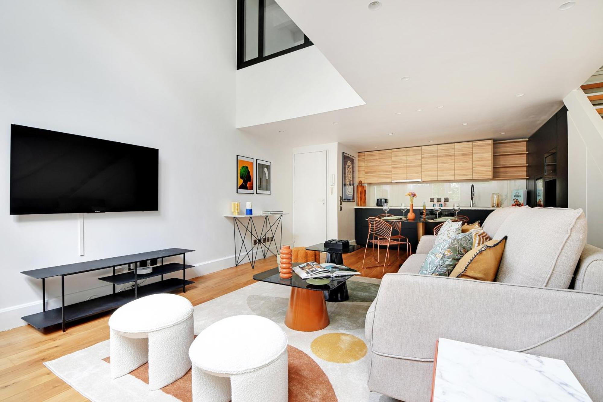 Amazing Loft 2br - Eiffel Tower Apartment *