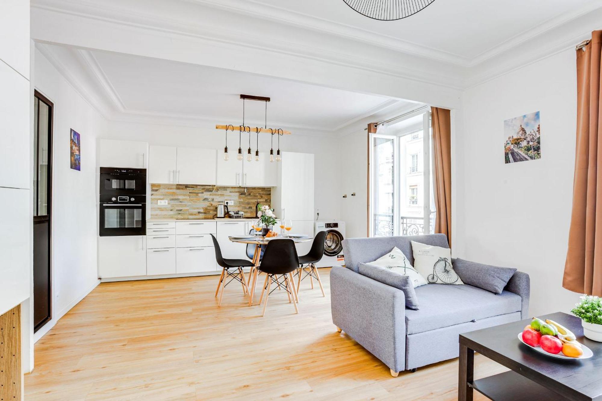 Appartamento Montmartre & Sacre-coeur - 2br - Cityapartmentstay