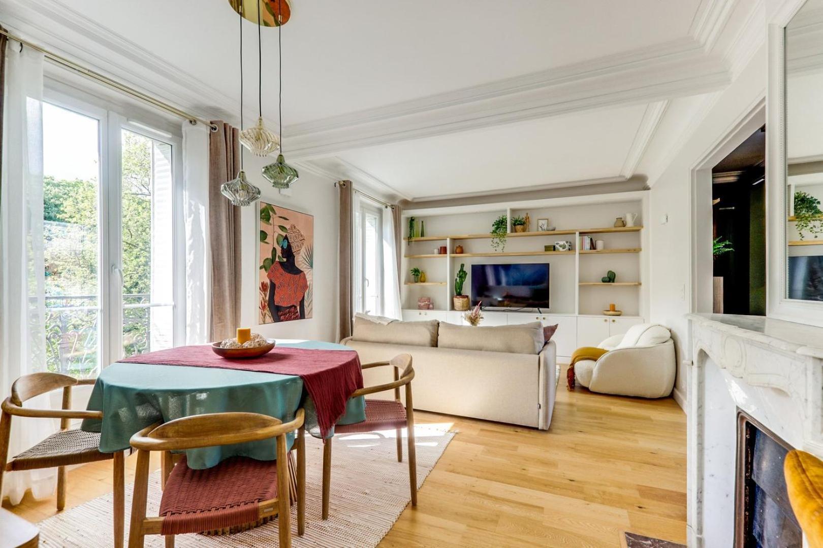 Apartment La Caribeenne - Charmant & Lumineux -pere Lachaise *