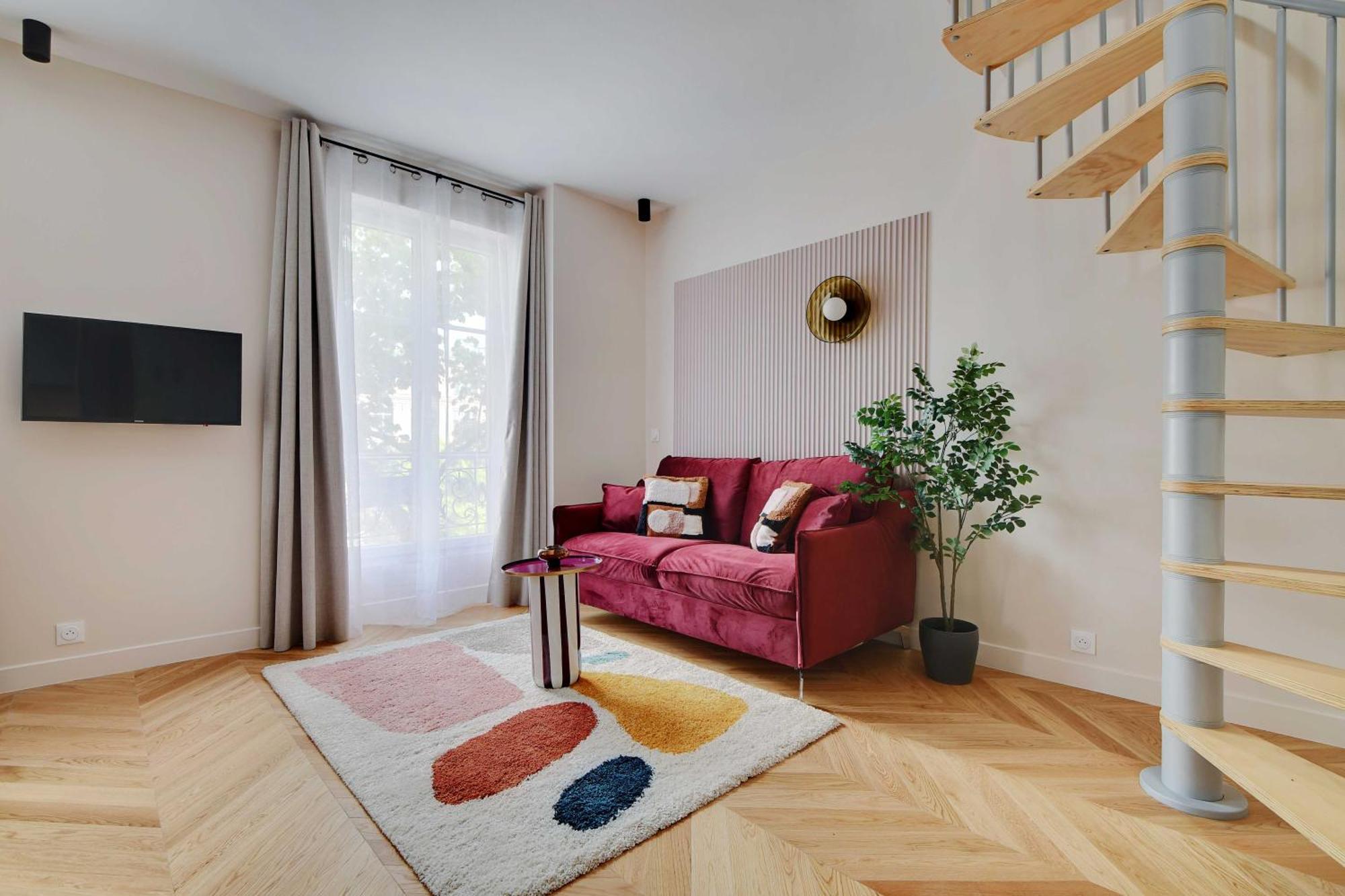 Apartment Parisian With Air Conditioning Eiffel Tower Paris