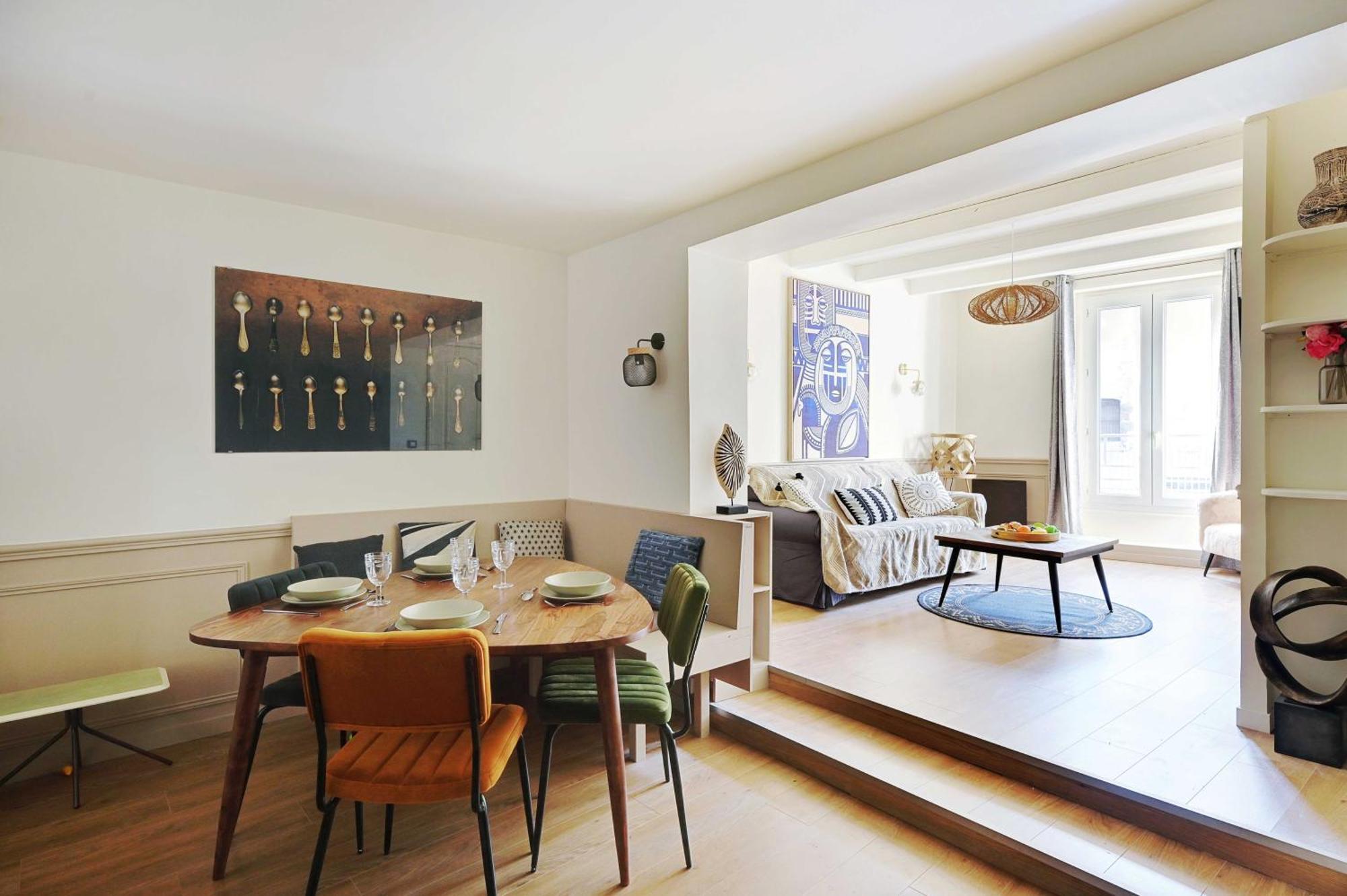 Beautiful 2br - 4p Republique Temple * Parigi