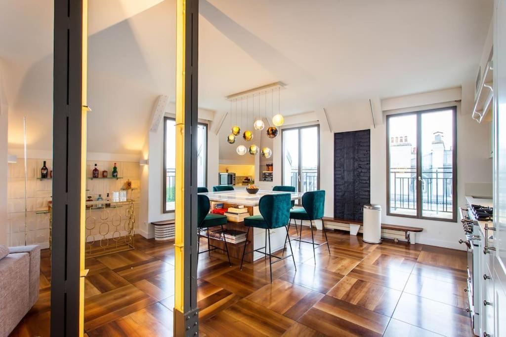 Apartment New Rbnb Eiffel Tower Rooftop 360 Terrace View And Parking *