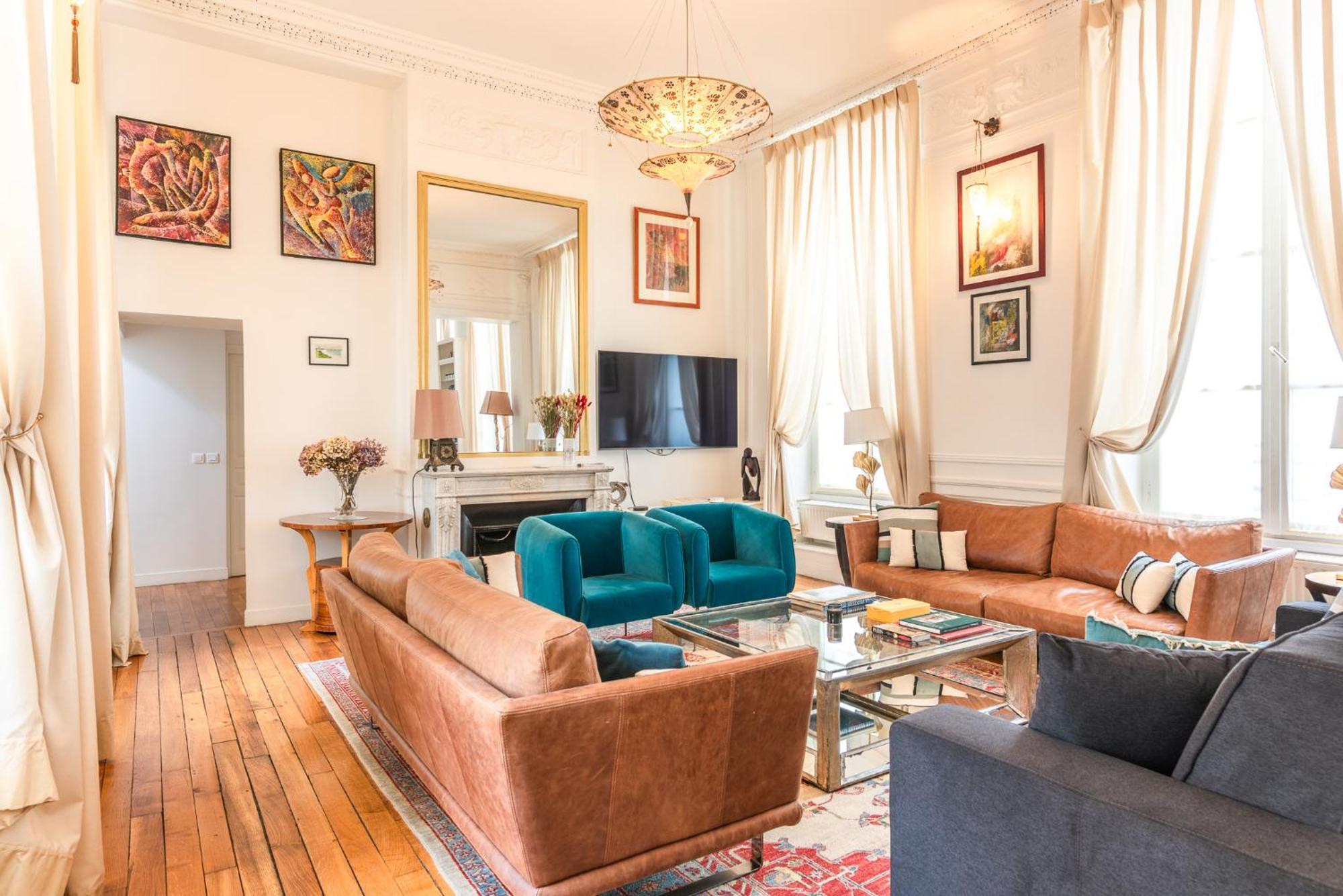 Luxury Typical Parisian Flat - 5 Min From Louvre Appartamento