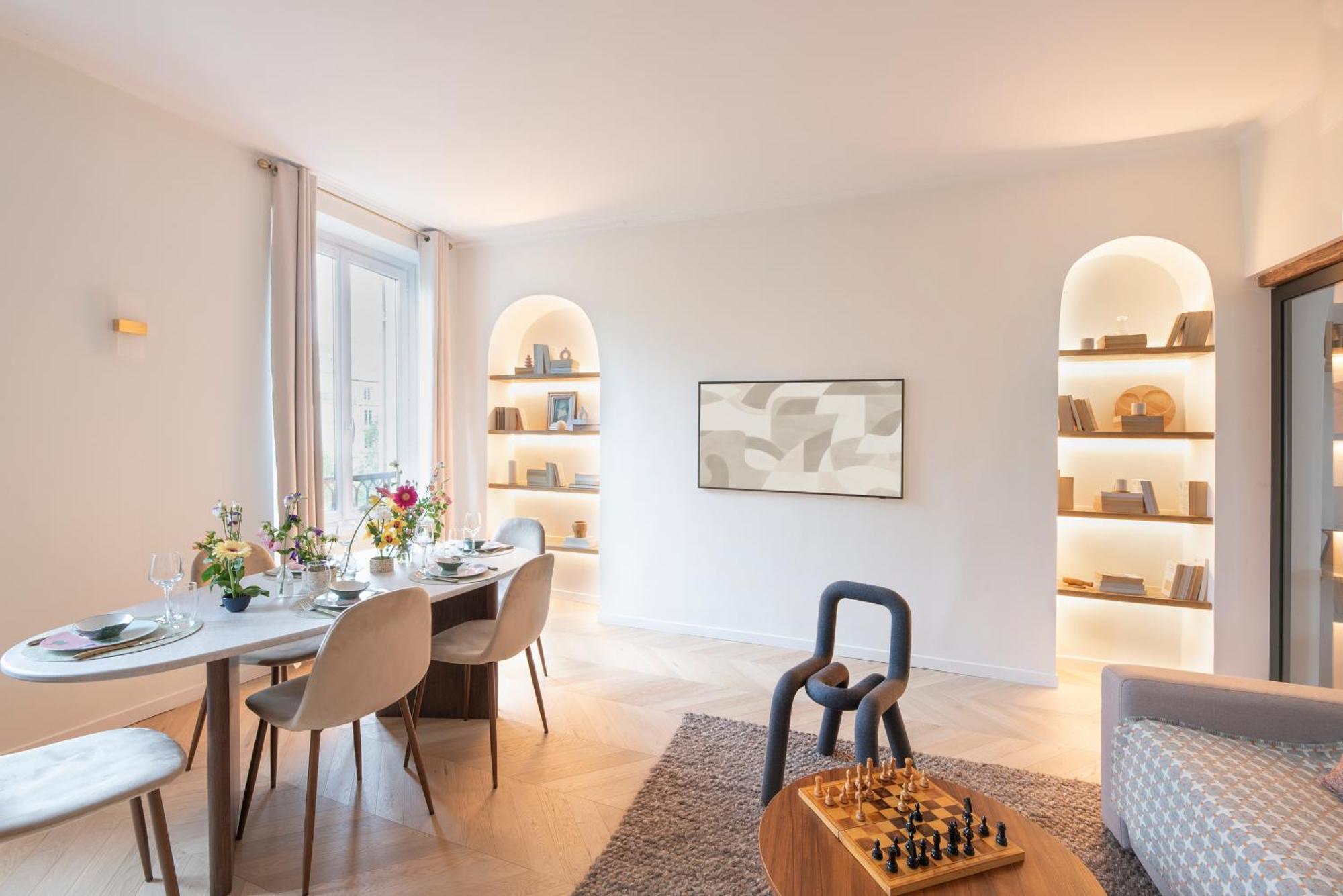 Stunning Architect-designed Parisian Flat Apartment Paris