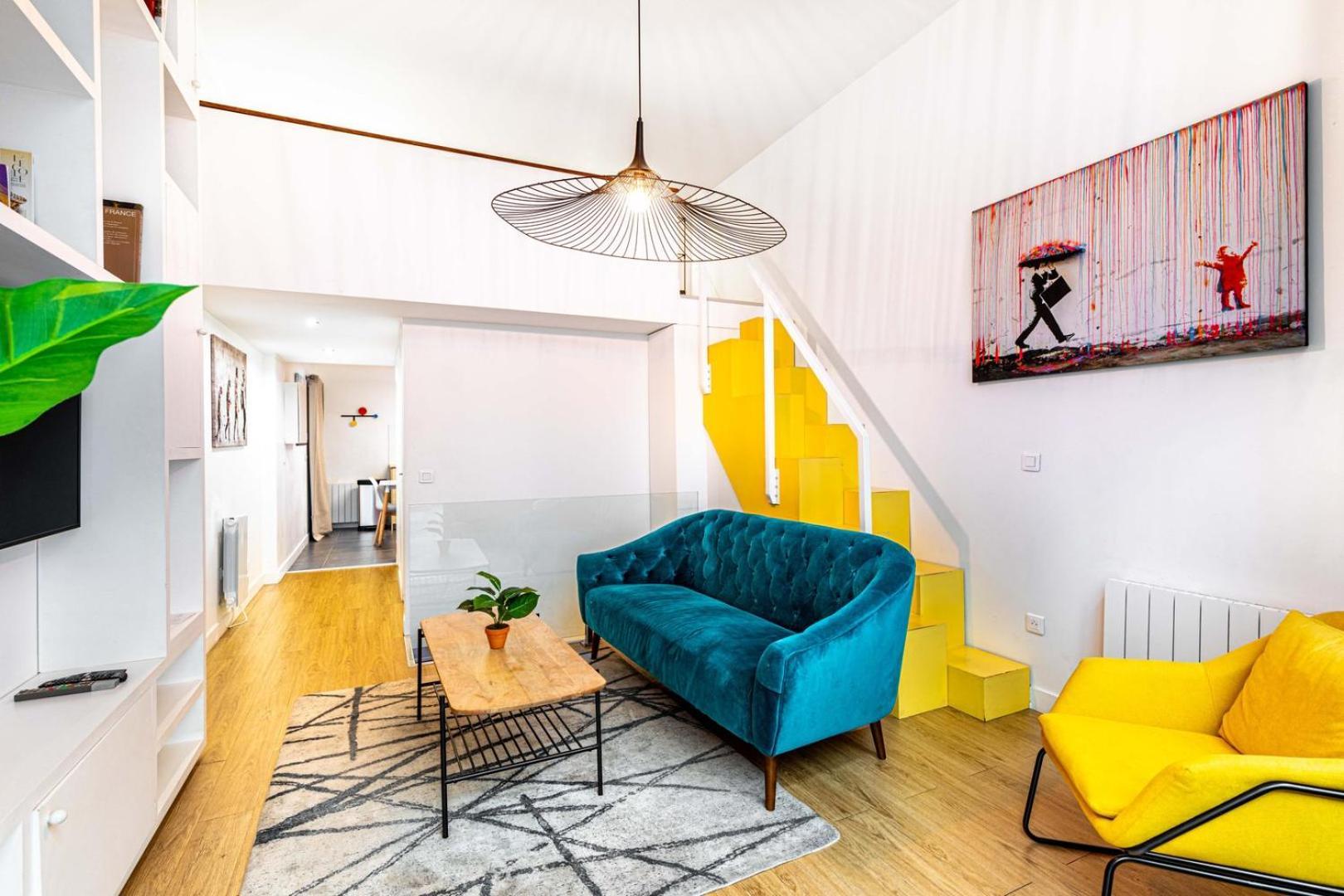 Guestready - Duplex Original Dans Le 11e Arr. * Parigi