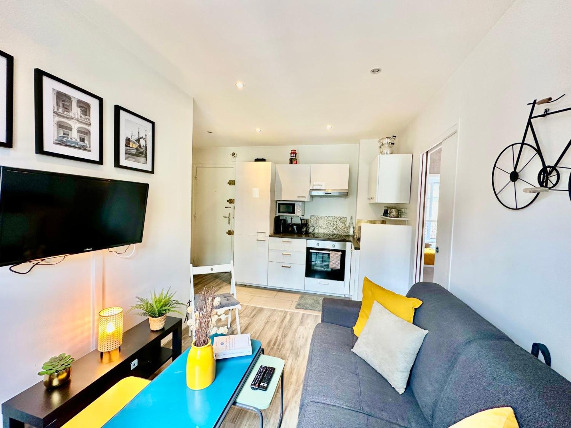Bright And Stylish For 4 Next Eiffel Tower Parigi