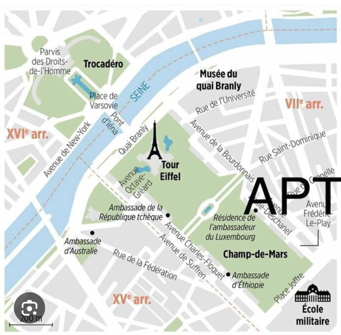 Charming Eiffel Tower Appartamento Parigi