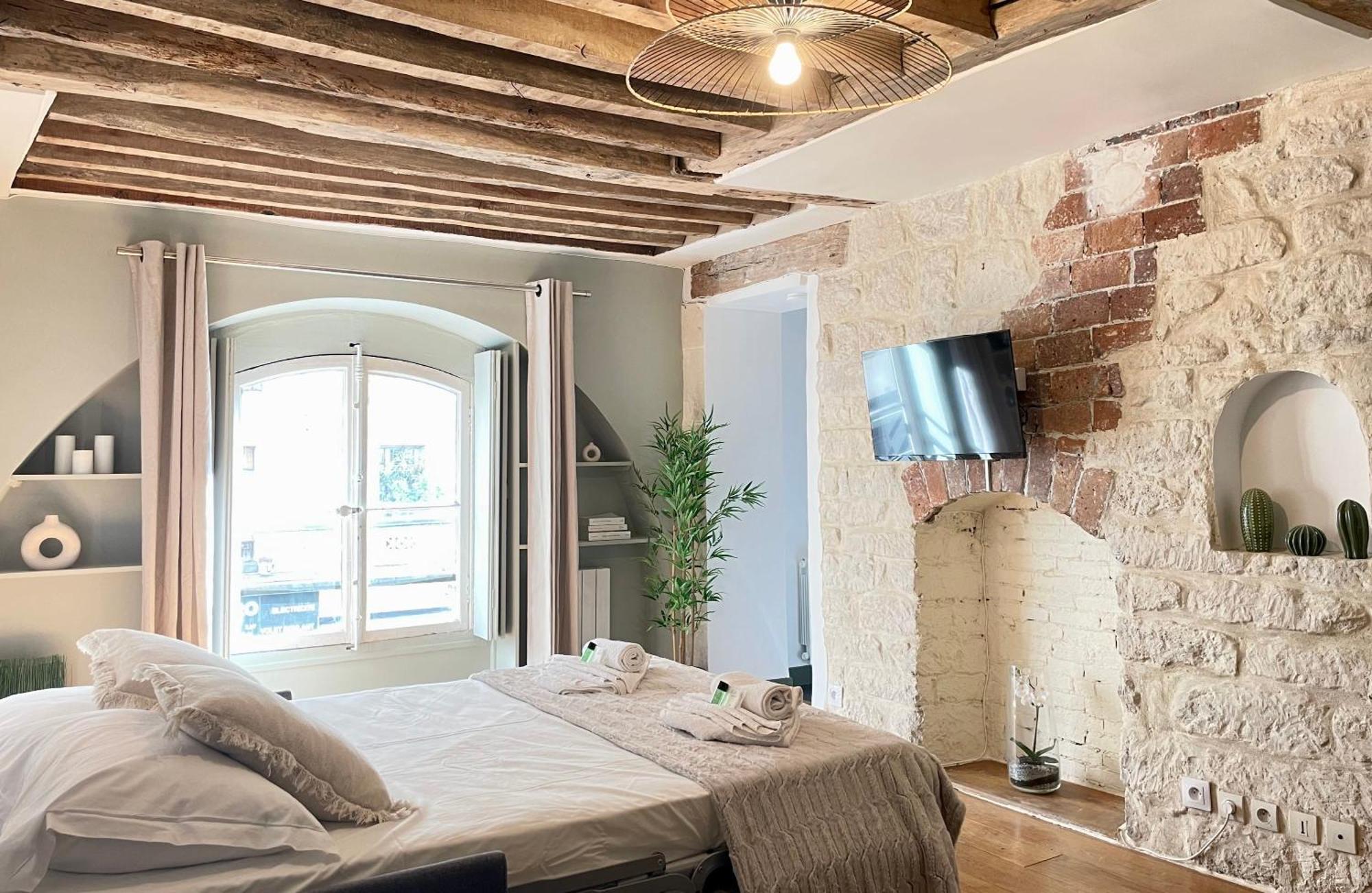 Apartment Unique Authentic In Le Marais *
