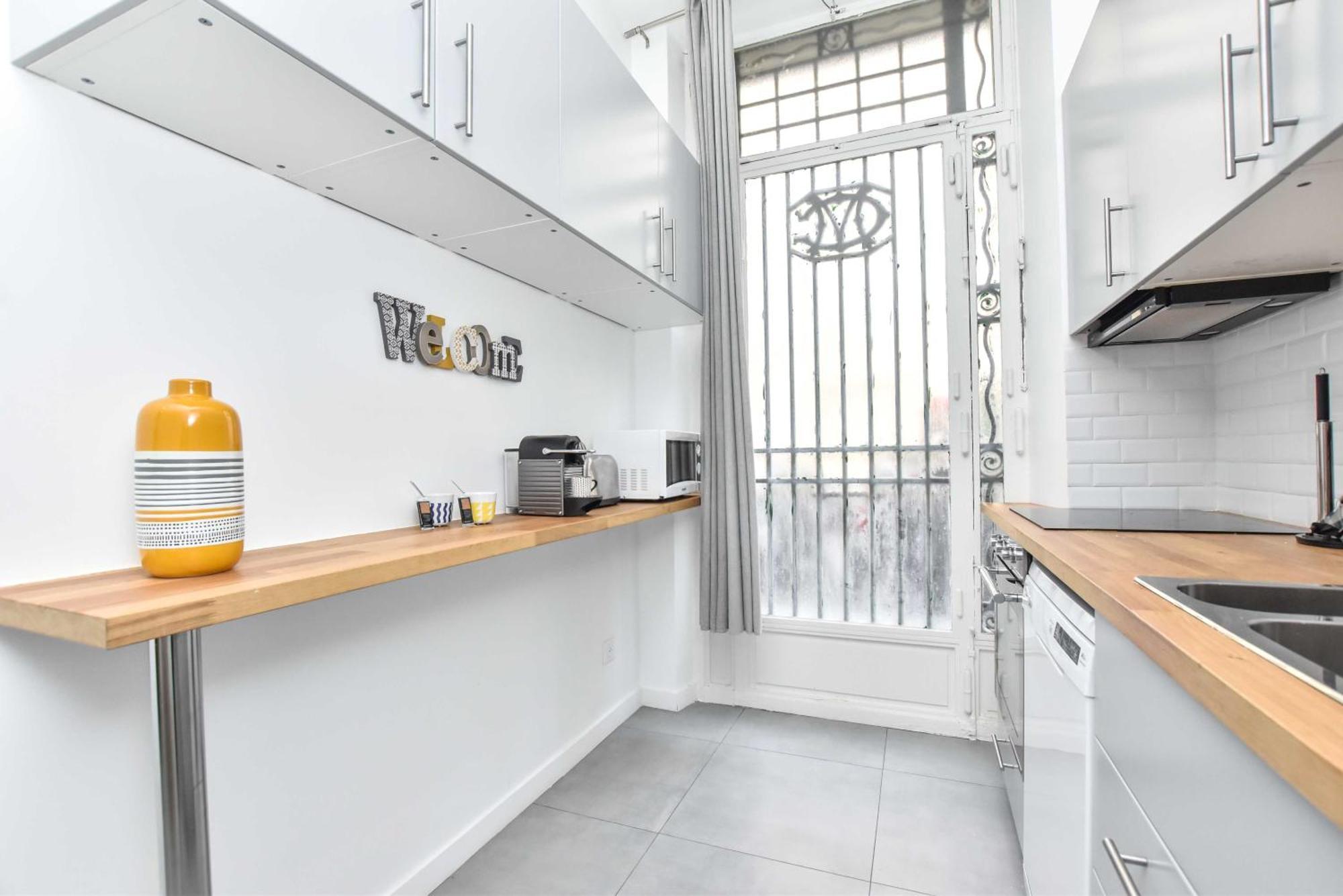 Cozy - 1br-6p - Madeleine Apartment *