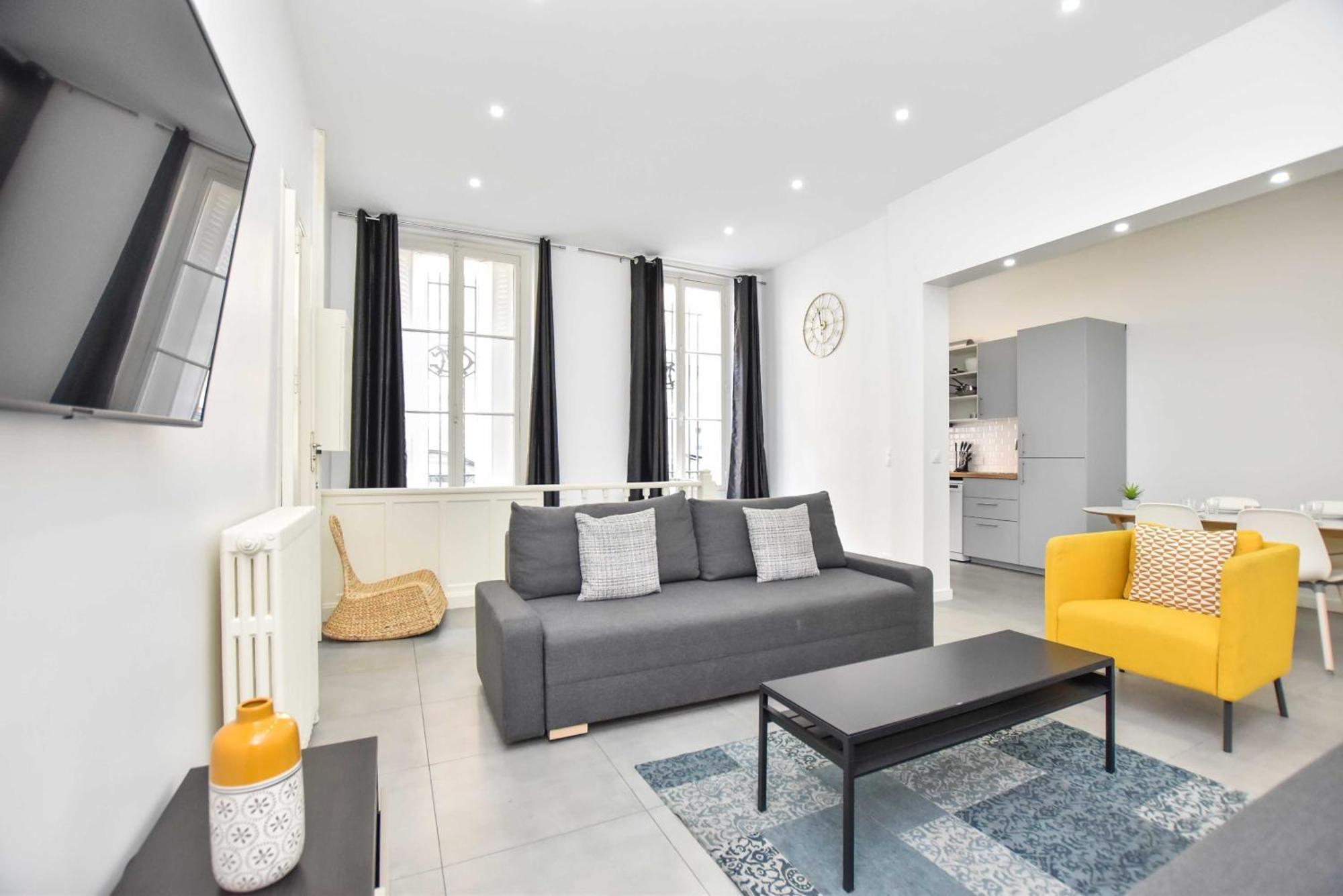 Cozy - 1br-6p - Madeleine Apartment