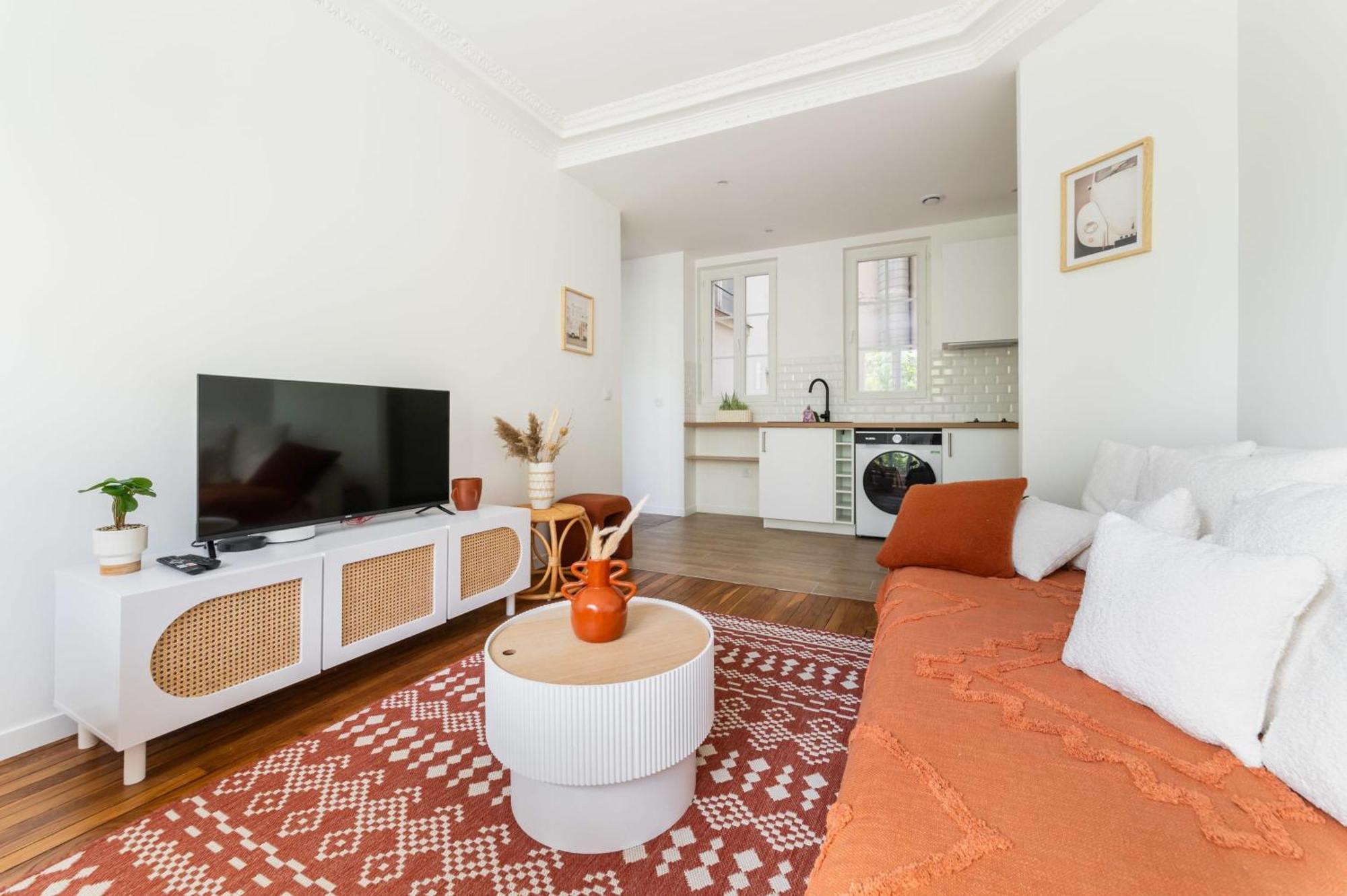 2 Pieces Fonctionnel Metro Jaures - 19 - 4p - Flat-guest Appartamento *