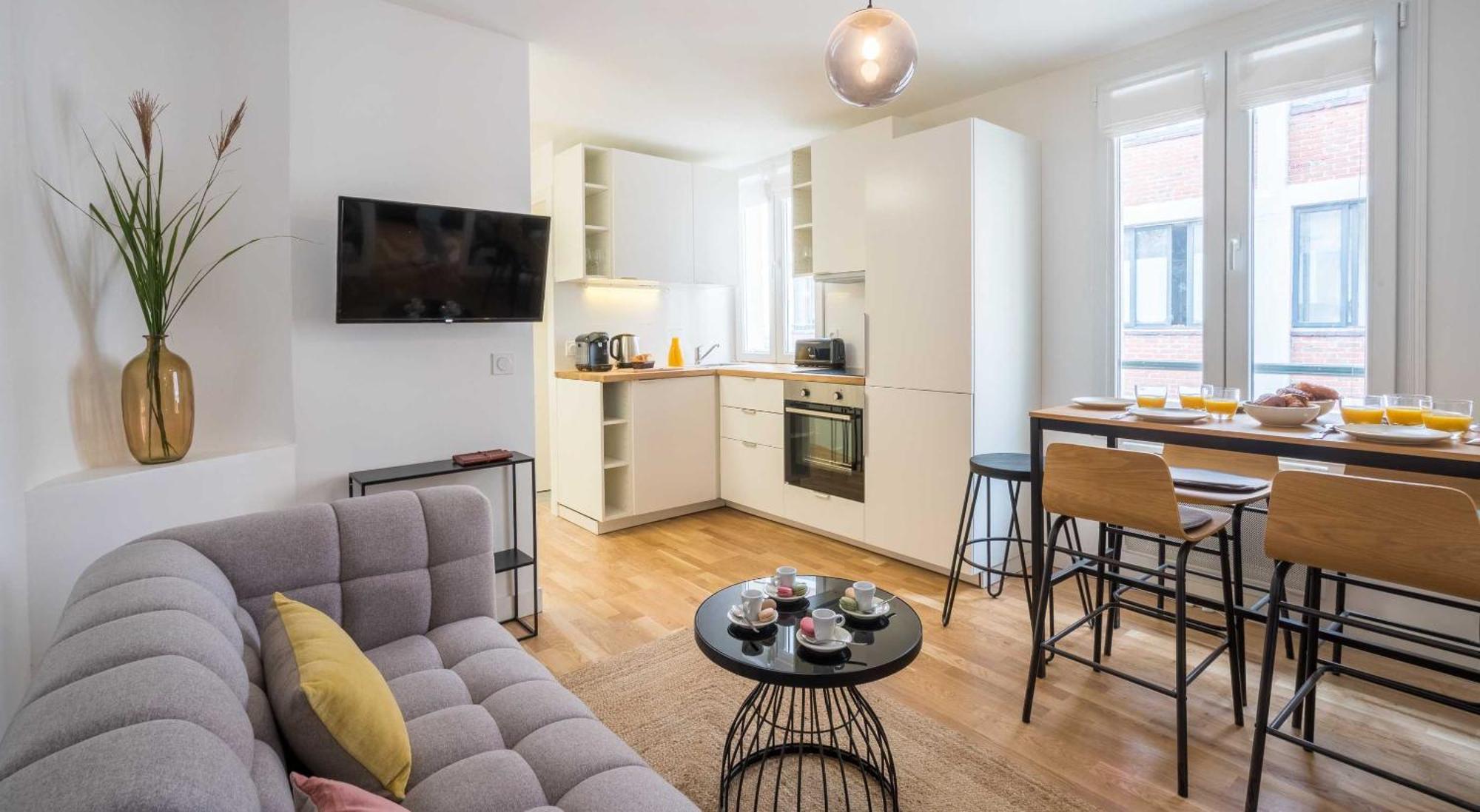 Appartamento Cosy 3bdr-6p - Parc Des Buttes-chaumont