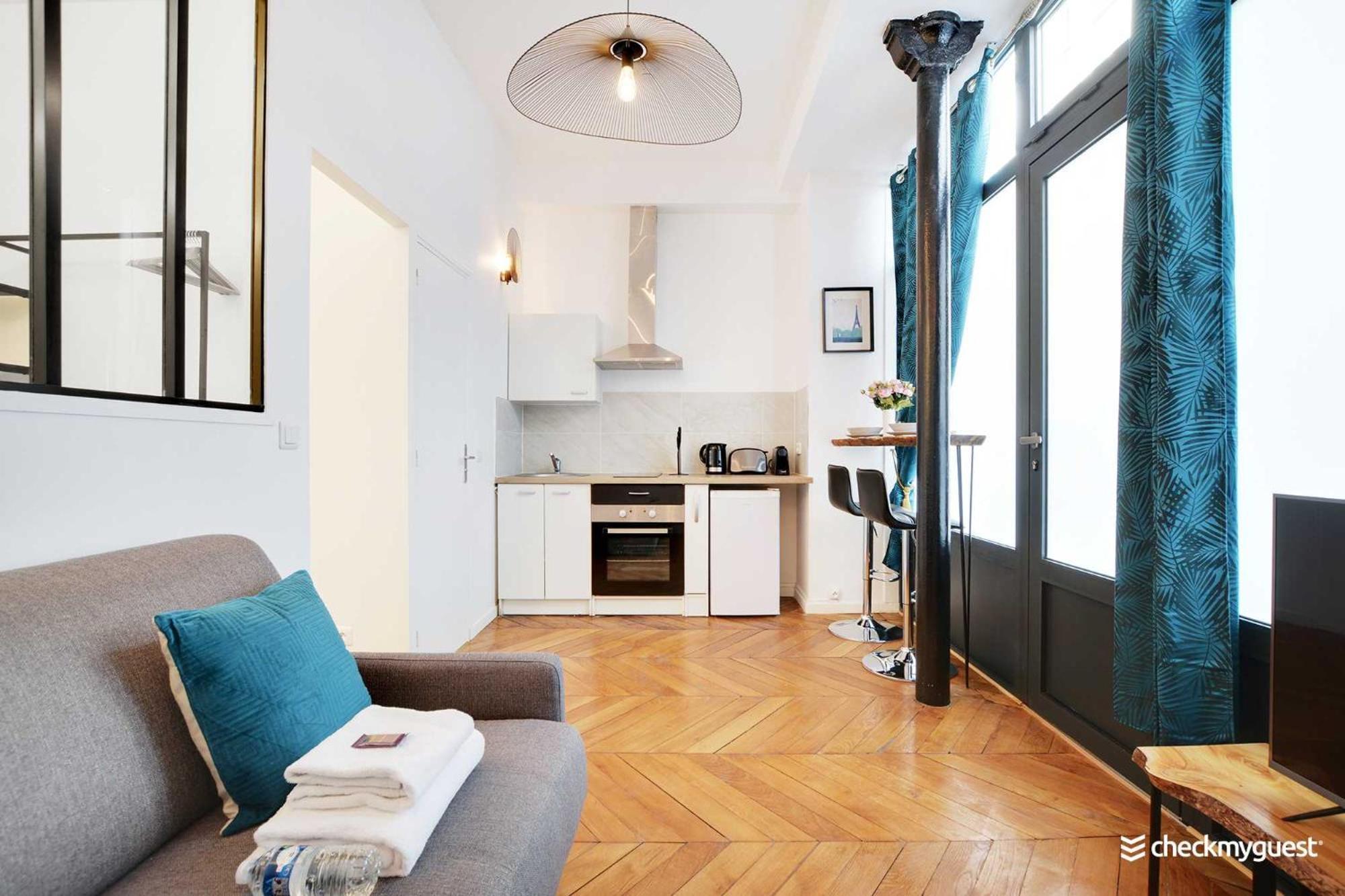 Cosy 2p - Alexandre Dumas 1r Apartment Paris