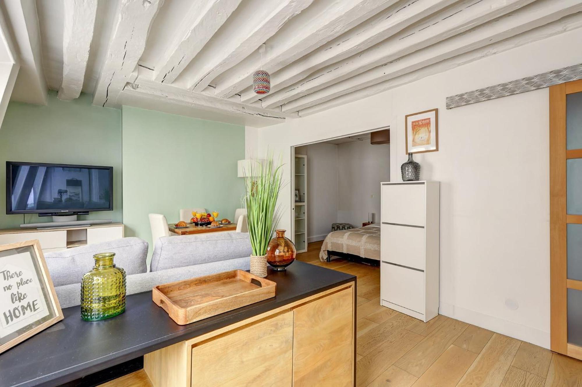 Appartamento Pompidou & Central - 1br - Cityapartmentstay *