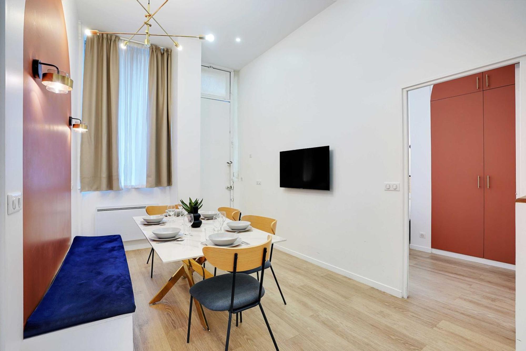 Apartment Charming 2br - 8p With Ac - Galerie Lafayette