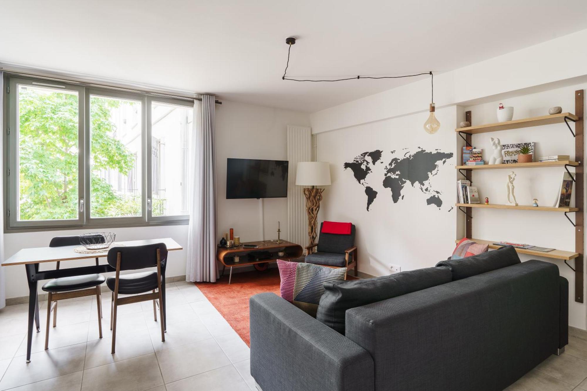 Bright And Airy 1bd Quartier De La Gare Appartamento *