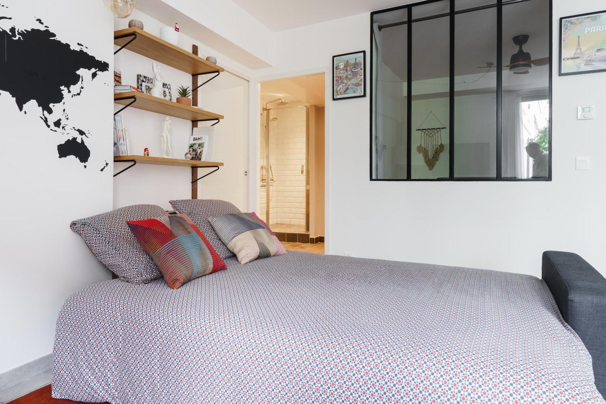 Appartamento Bright And Airy 1bd Quartier De La Gare Parigi