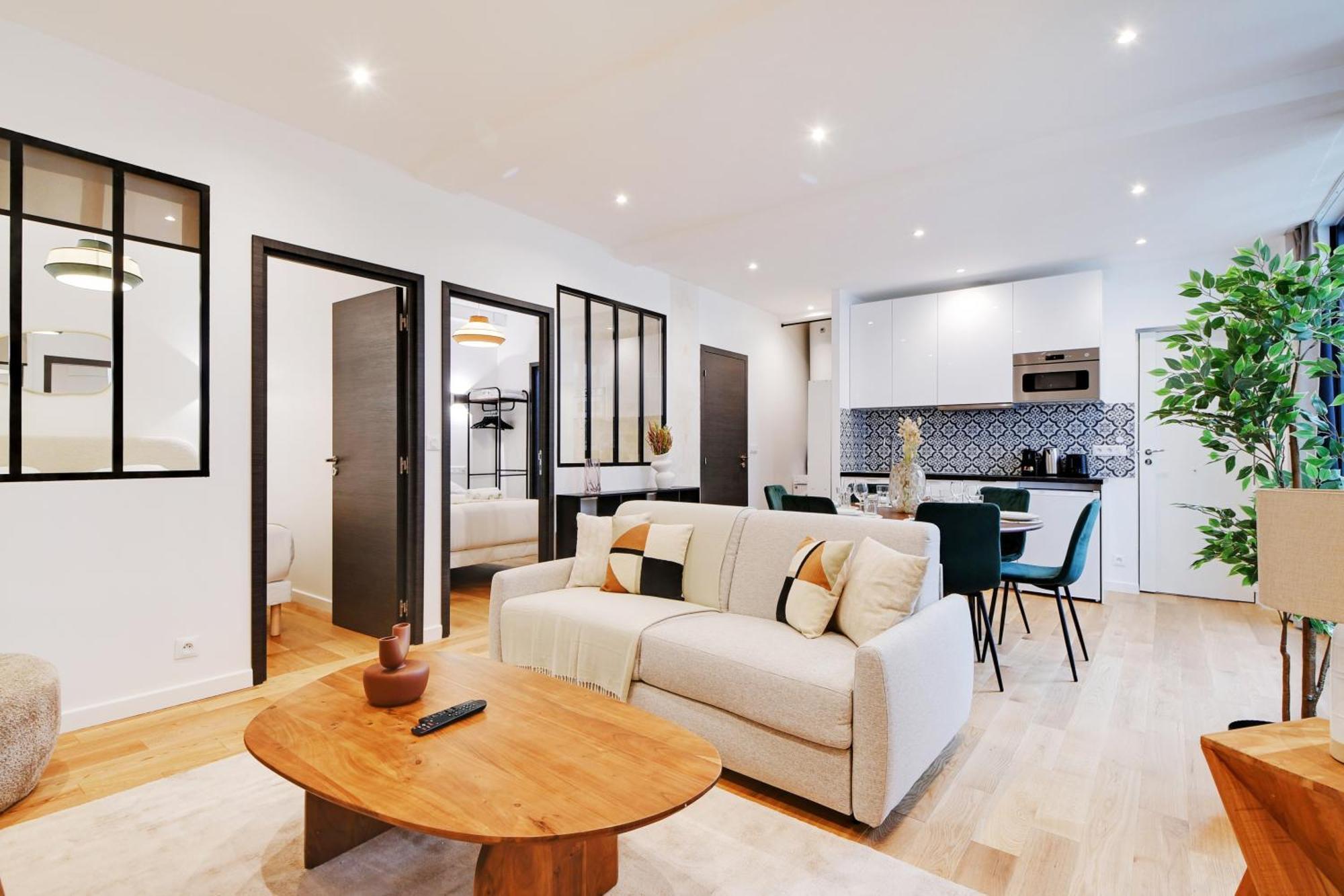 Appartamento Elegant Neuf 2 Bdr 6p - Republique