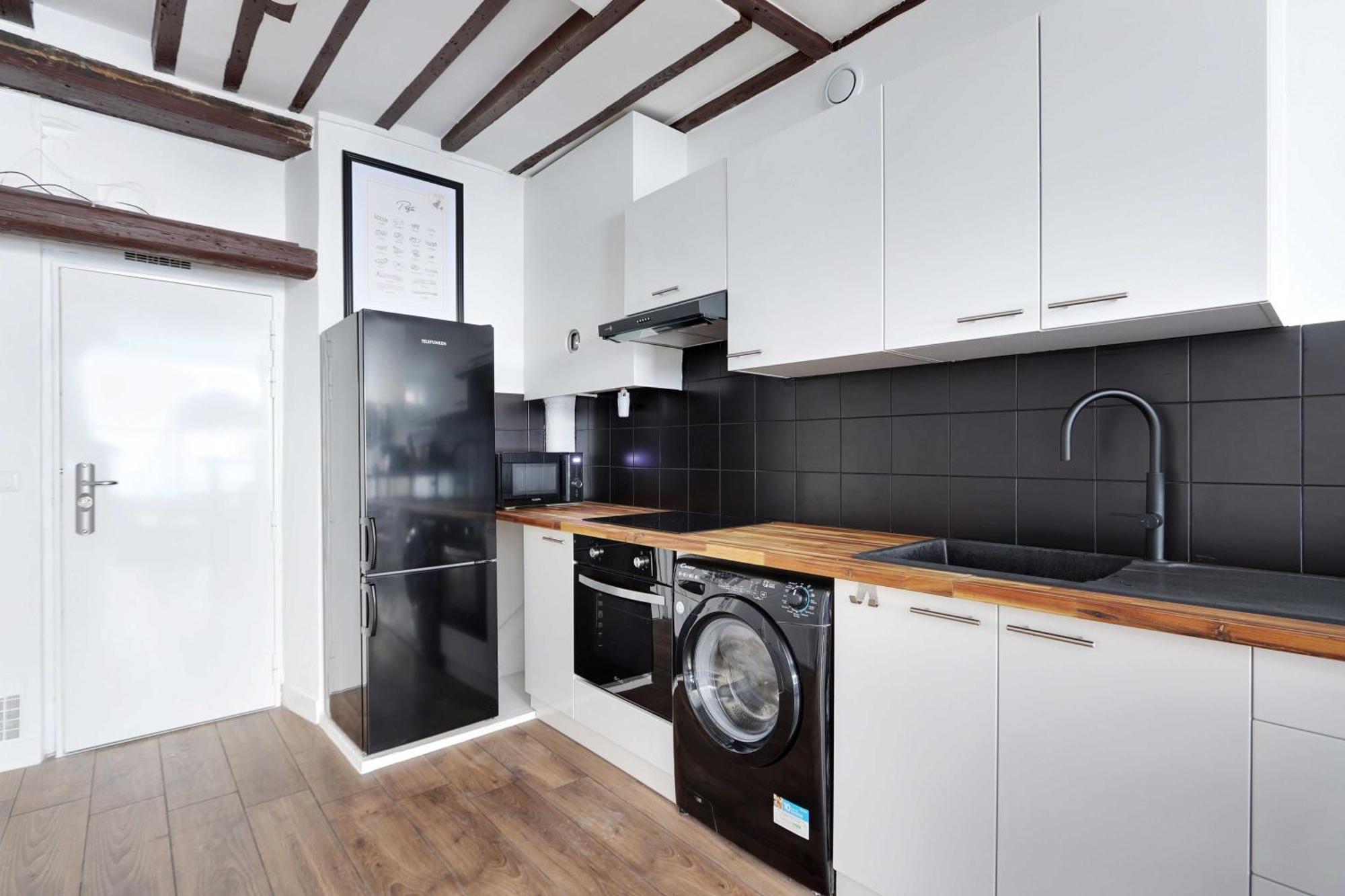 Spacious Studio Cute Neighborhood - Place D'italie Appartamento *