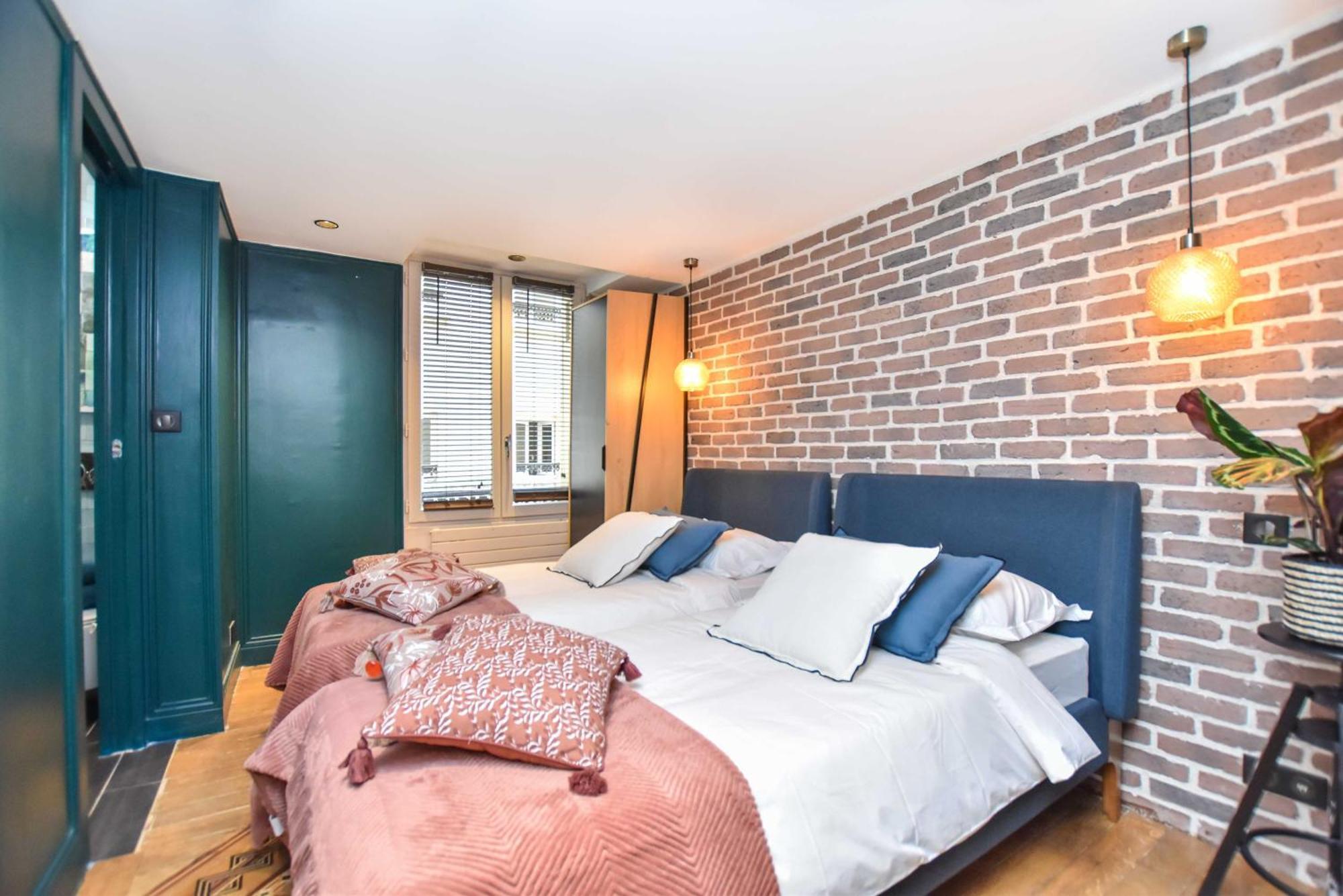 Appartamento Charming 3br Montorgueil Republique *