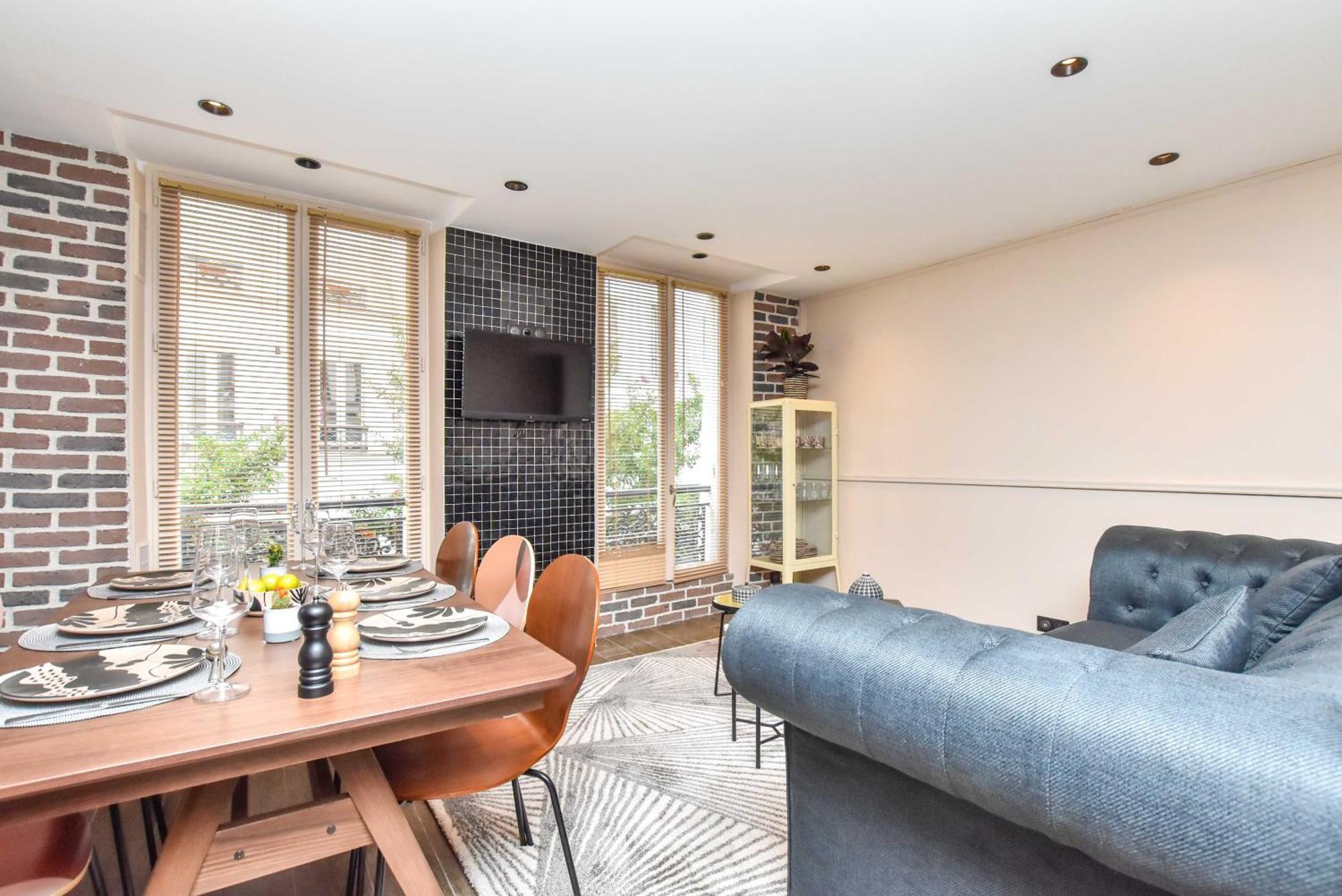 Appartamento Charming 3br Montorgueil Republique