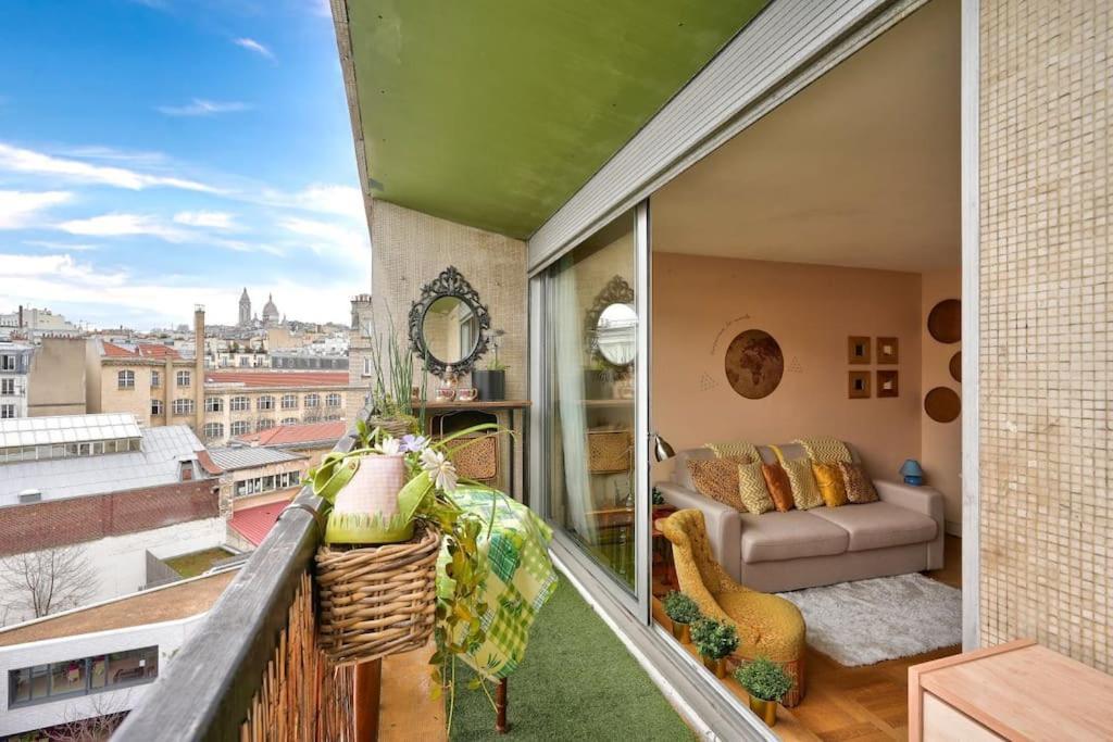 Cosy Avec Terrasse Vue Sur Le Sacre-coeur Apartment