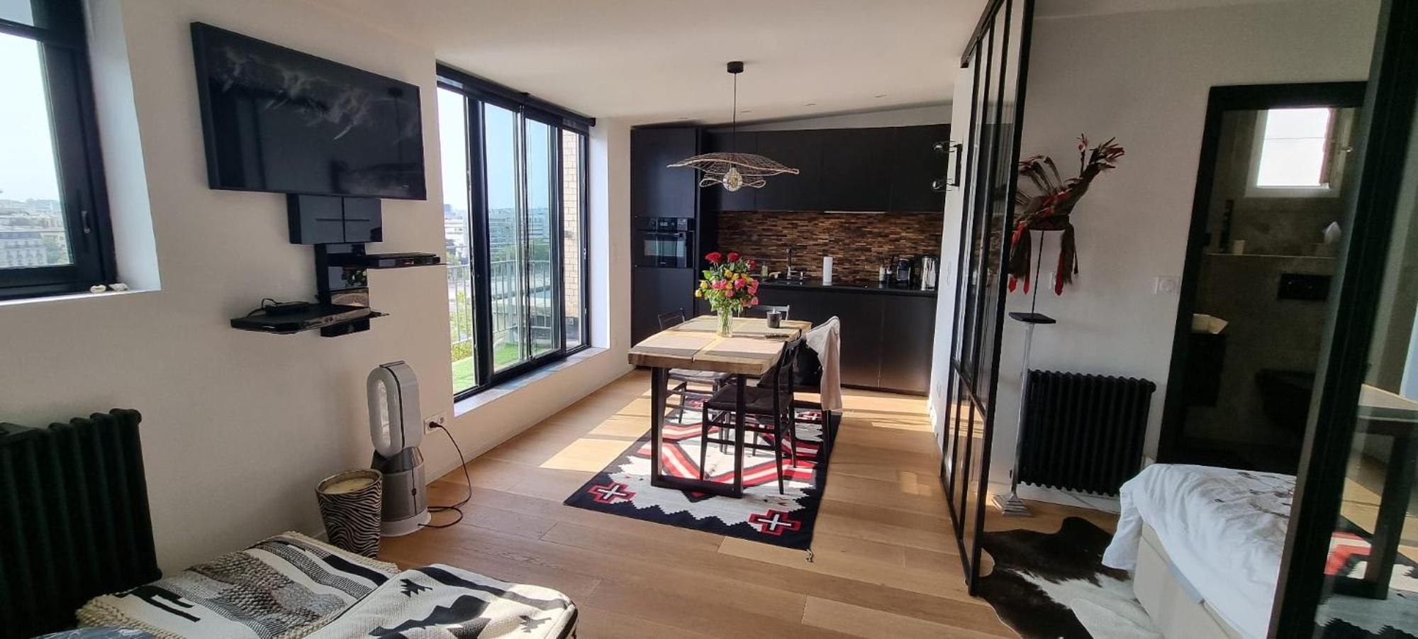 Vue Tour Eiffel 16 Eme Apartment Paris