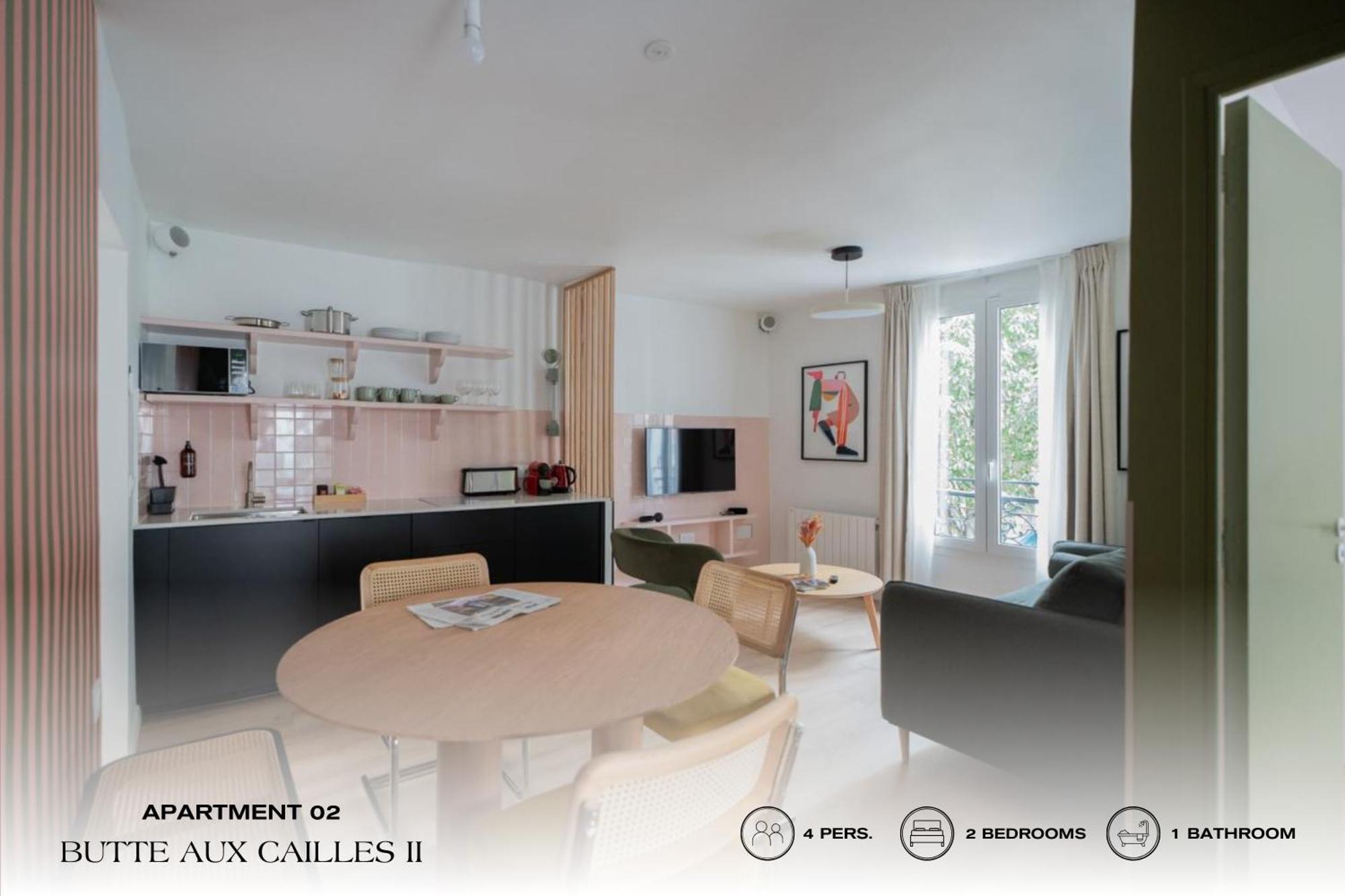 Appartamento Beauquartier - Butte Aux Cailles Ii Parigi