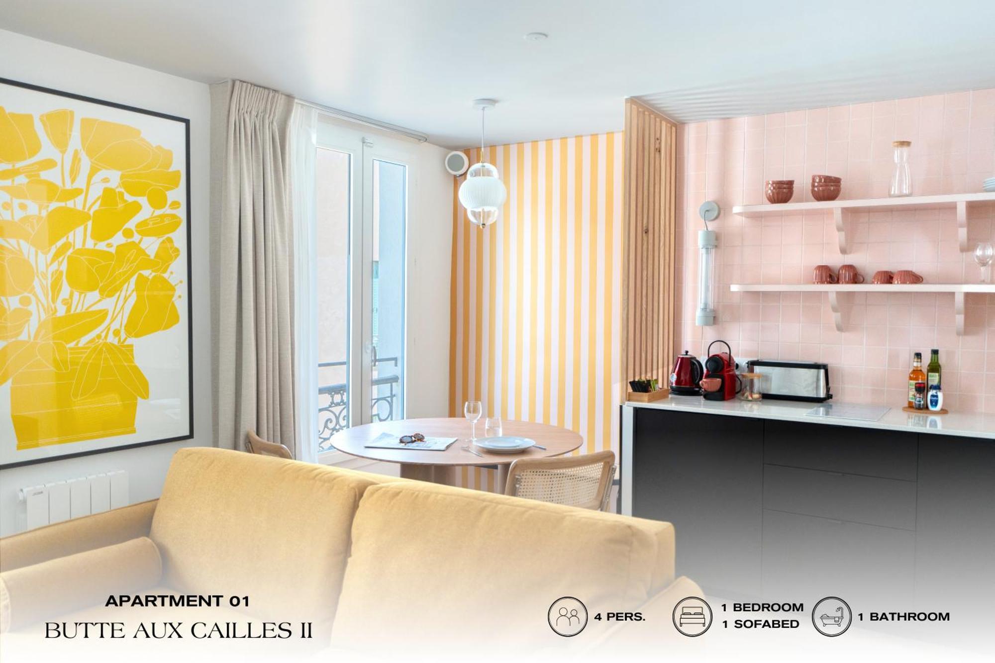 Beauquartier - Butte Aux Cailles Ii Appartamento