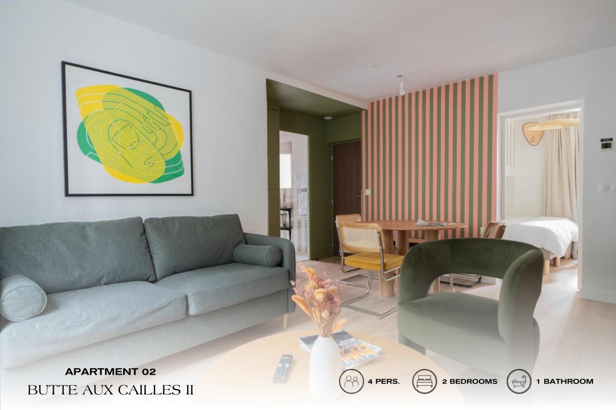 Appartamento Beauquartier - Butte Aux Cailles Ii *