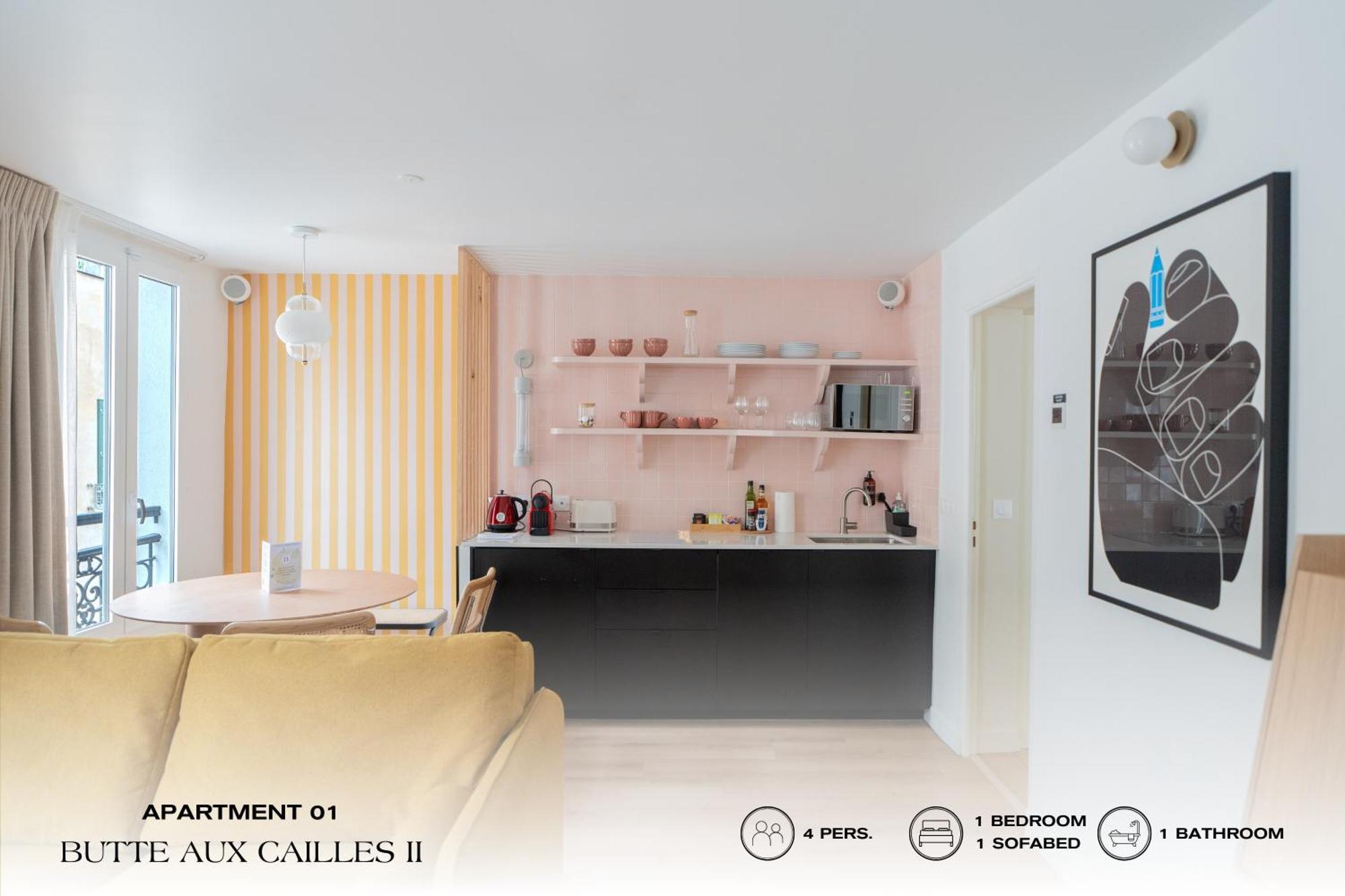 Appartamento Beauquartier - Butte Aux Cailles Ii Parigi