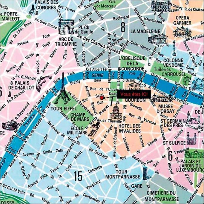 Entre La Tour Eiffel Et Les Invalides Apartment Paris