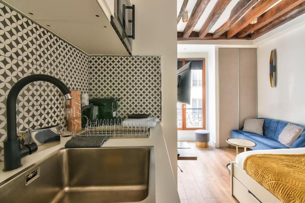 Studio Centre Proche Du Quartier Montorgueil Appartamento *