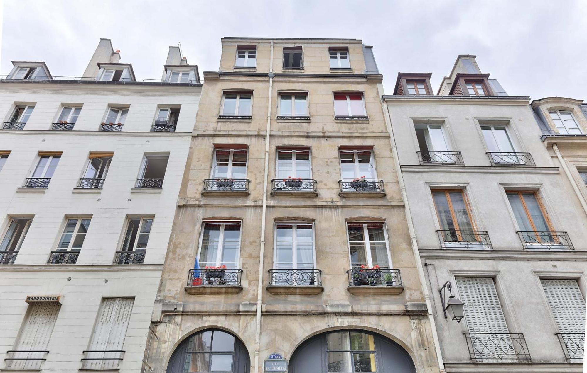 Urban Flat 120 - Charming 3 Bedroom Flat In Le Marais Parigi