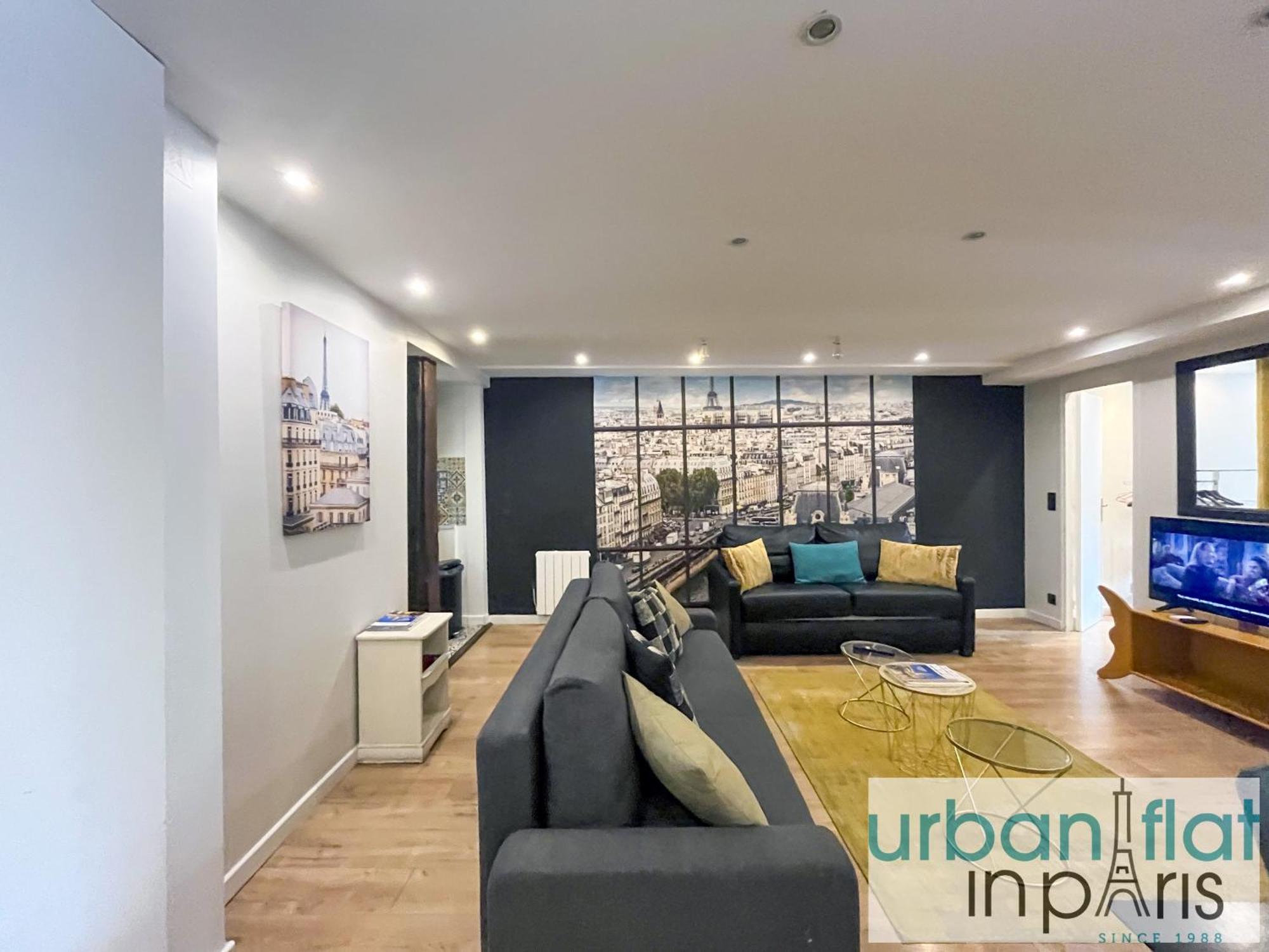 Appartamento Urban Flat 120 - Charming 3 Bedroom Flat In Le Marais